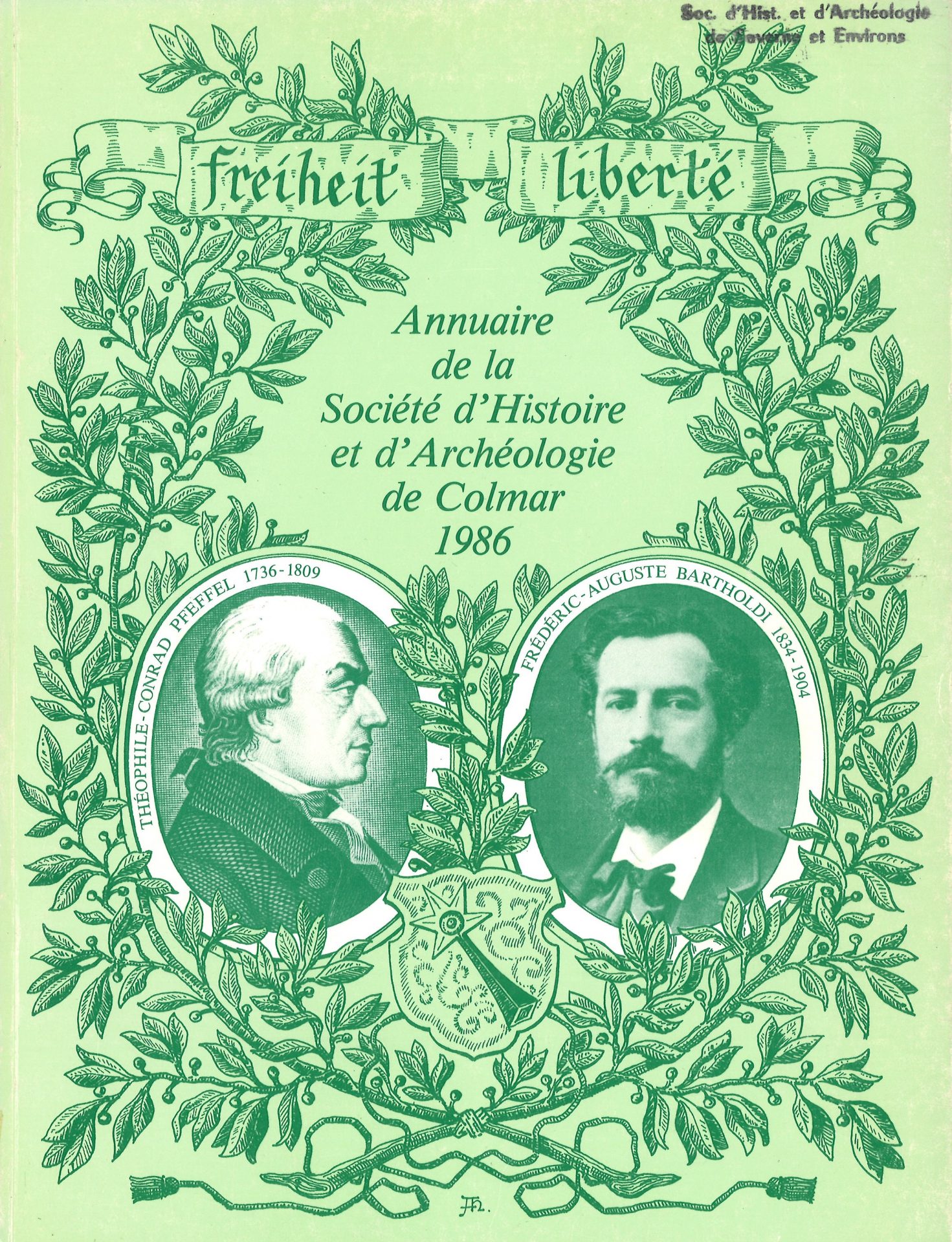 Annuaire de la Société d'Histoire et d'Archéologie de Colmar