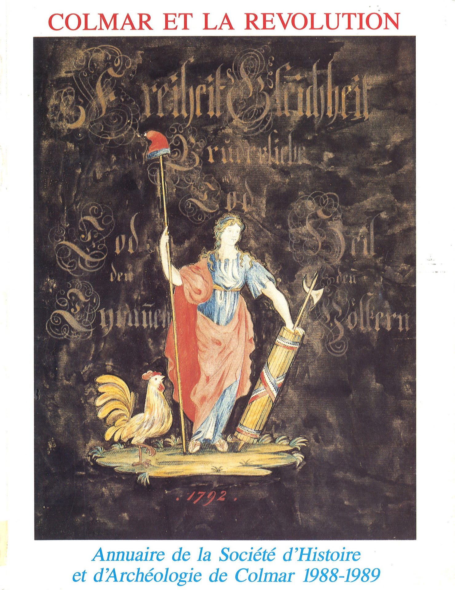 Annuaire de la Société d'Histoire et d'Archéologie de Colmar