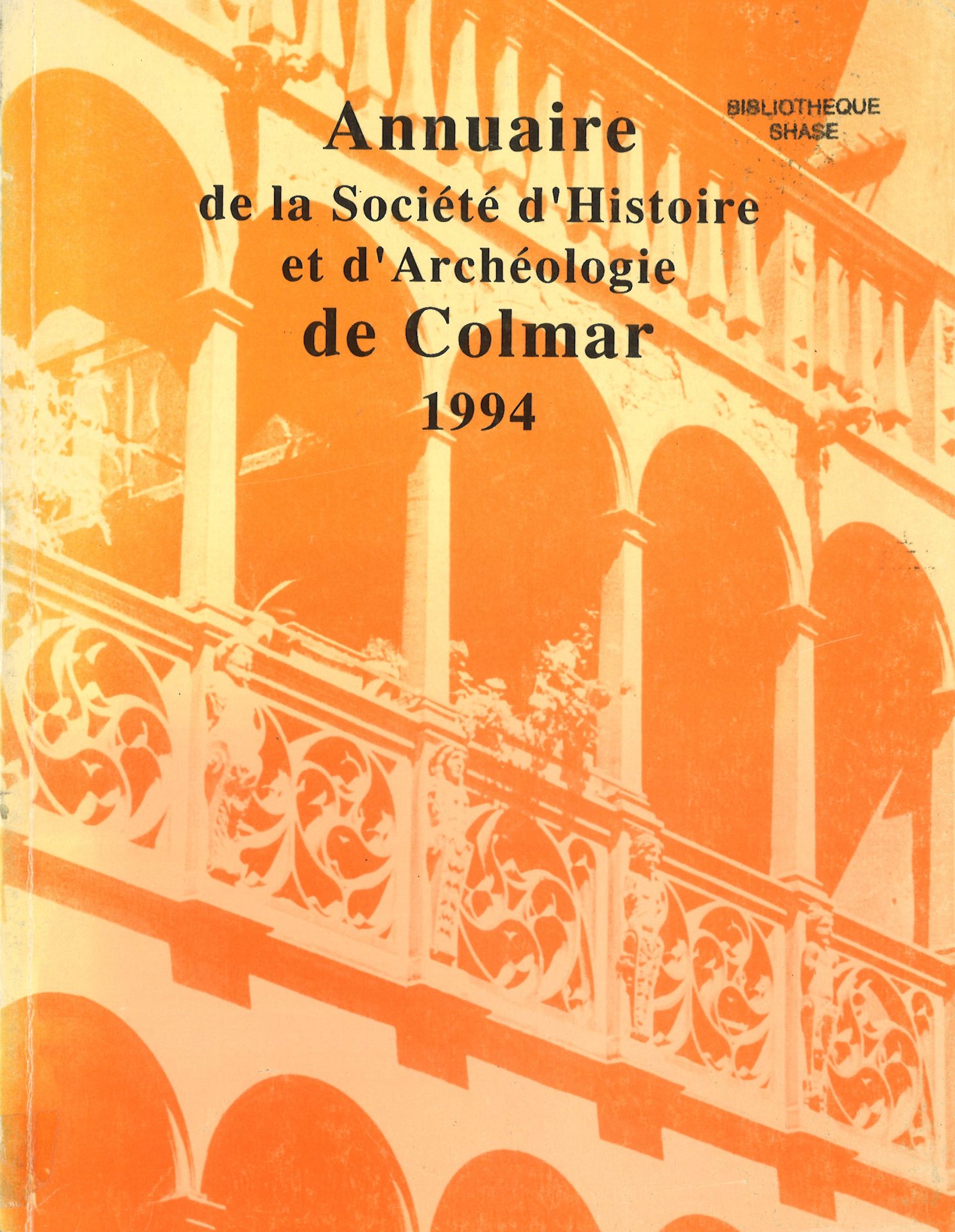 Annuaire de la Société d'Histoire et d'Archéologie de Colmar