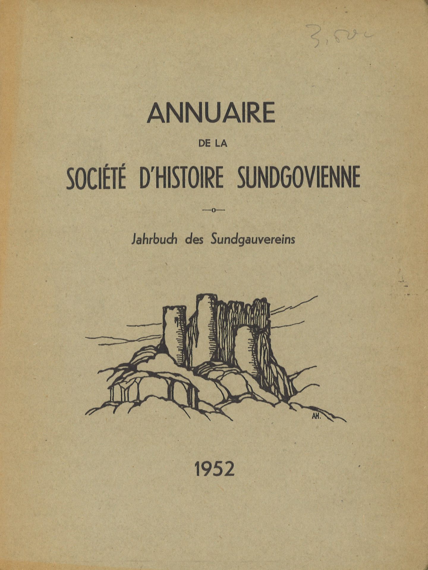 Annuaire de la Société d'Histoire Sundgovienne - Jahrbuch des Sundgauvereins