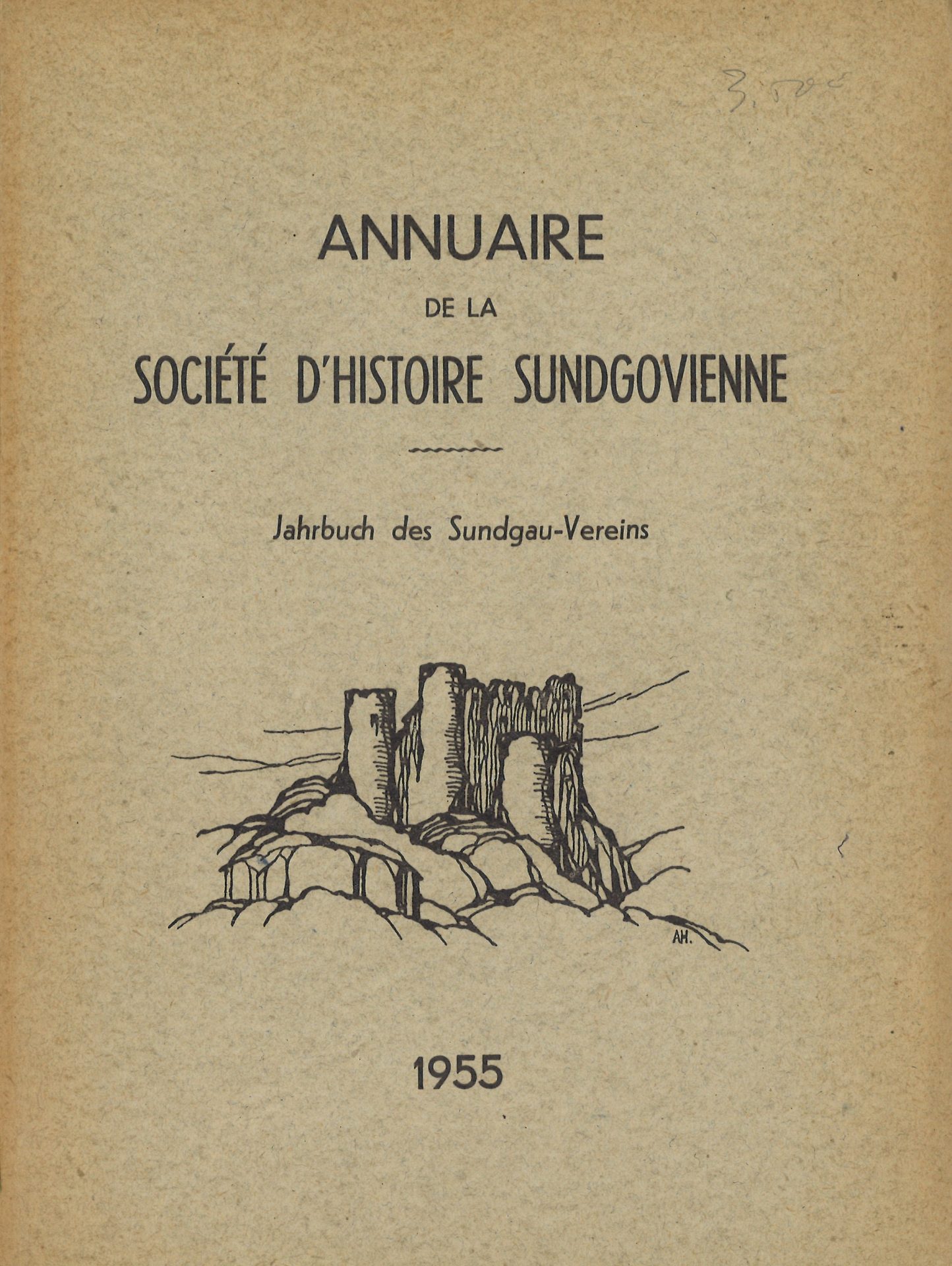 Annuaire de la Société d'Histoire Sundgovienne - Jahrbuch des Sundgauvereins