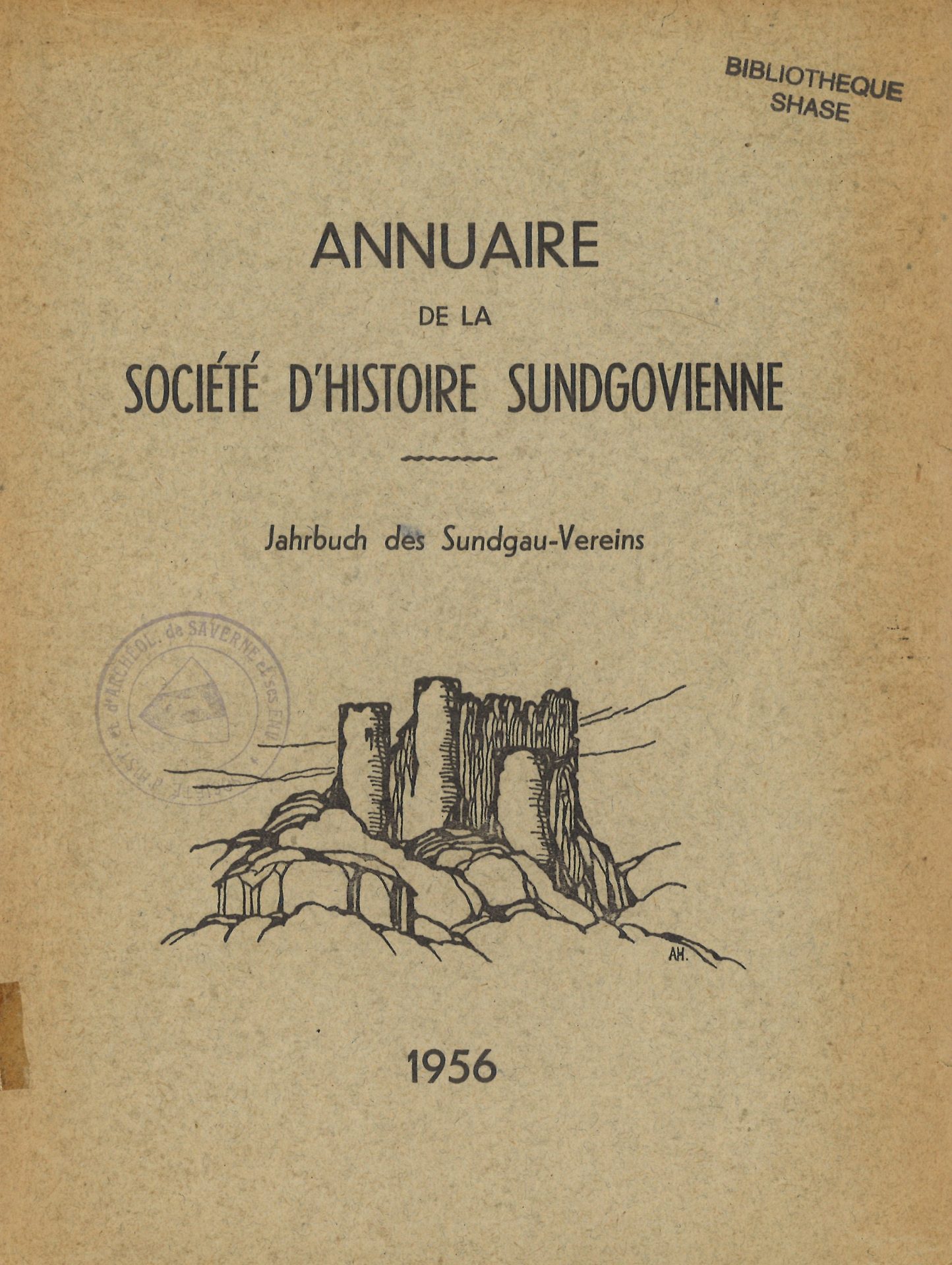 Annuaire de la Société d'Histoire Sundgovienne - Jahrbuch des Sundgauvereins