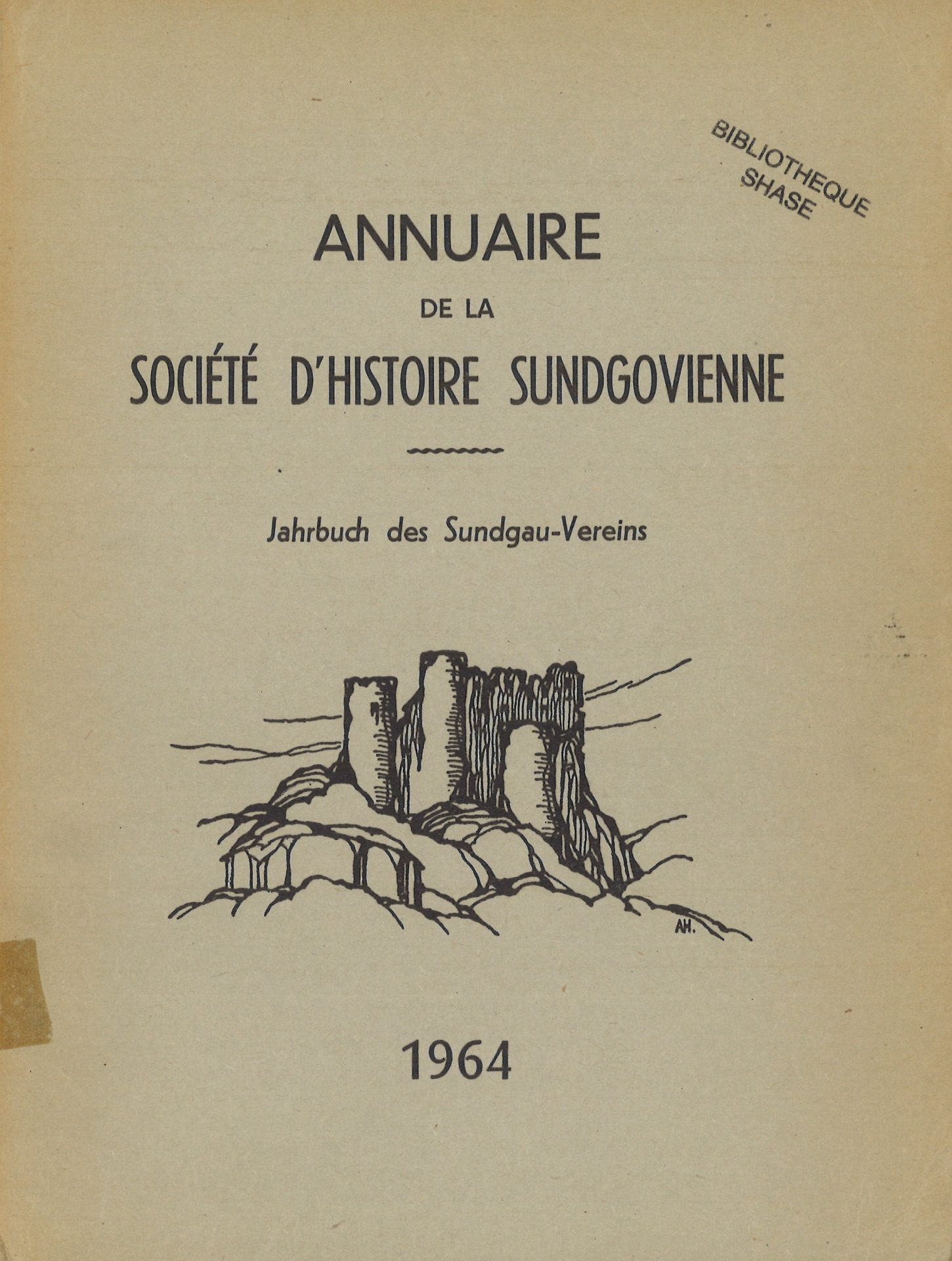 Annuaire de la Société d'Histoire Sundgovienne - Jahrbuch des Sundgauvereins