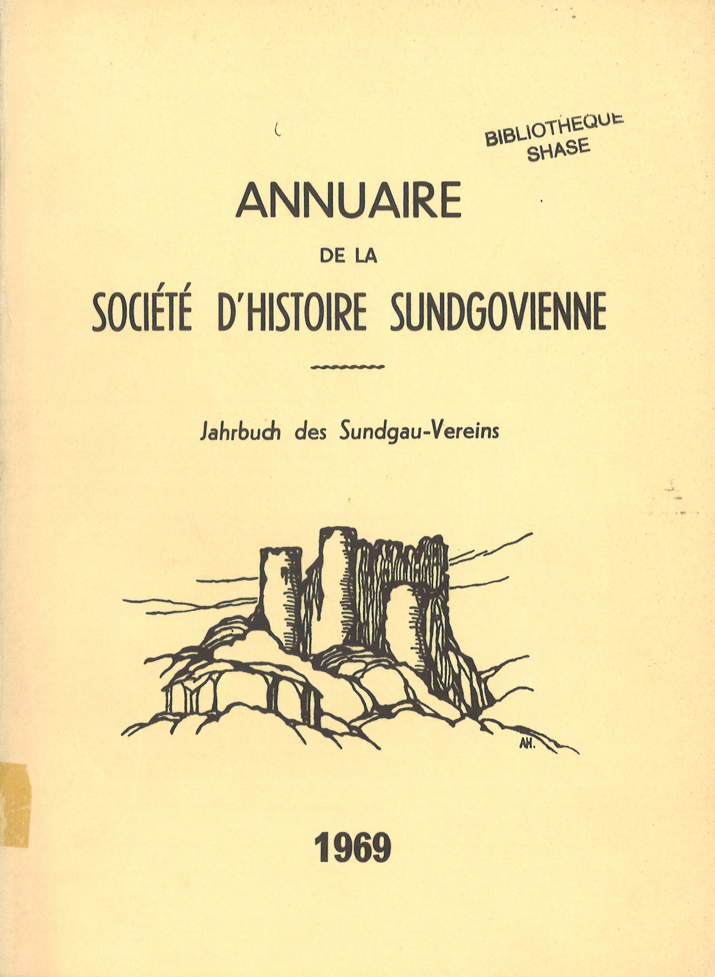 Annuaire de la Société d'Histoire Sundgovienne - Jahrbuch des Sundgauvereins