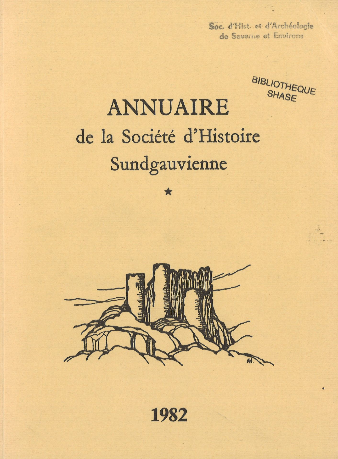 Annuaire de la Société d'Histoire Sundgauvienne