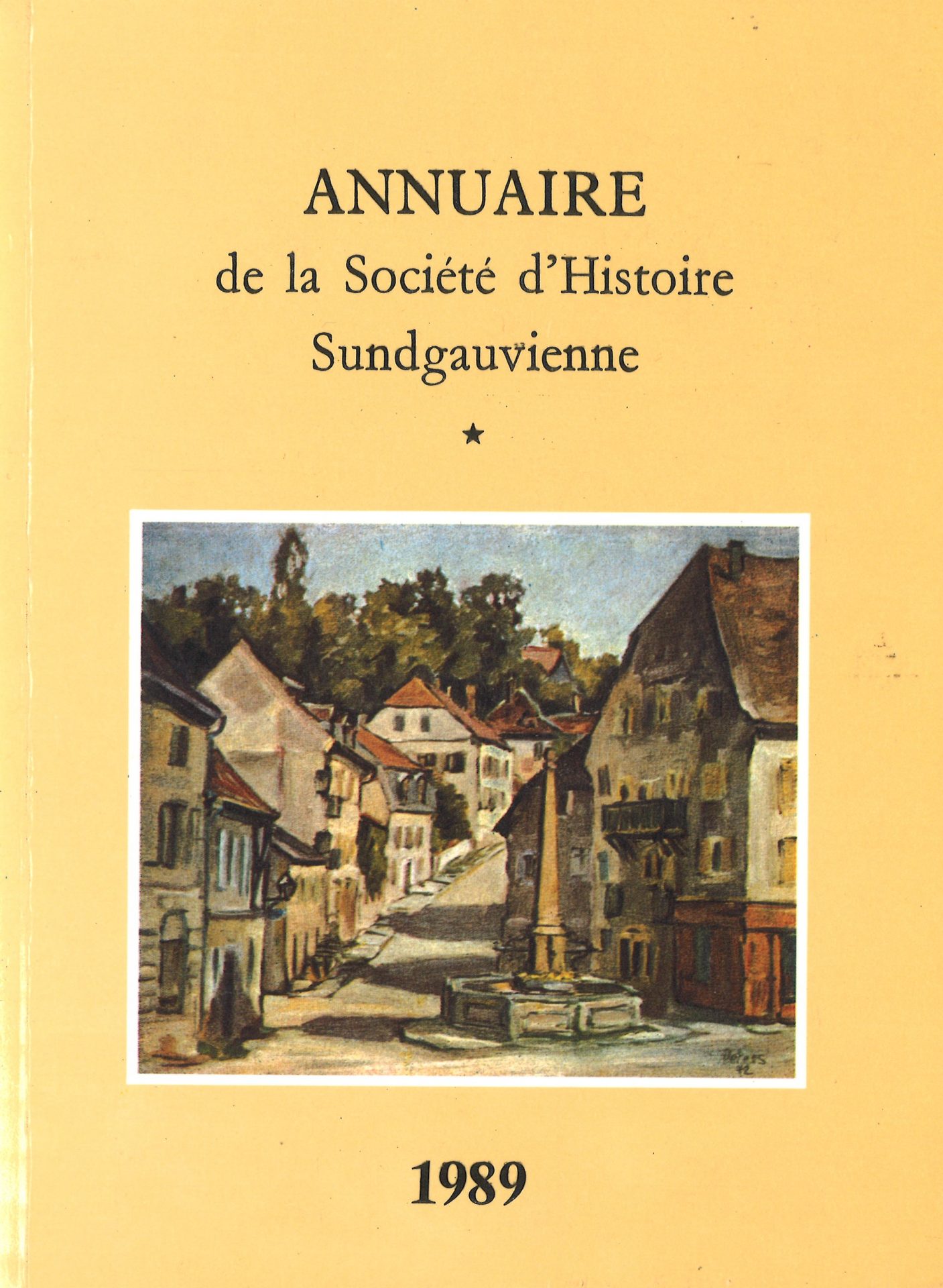 Annuaire de la Société d'Histoire Sundgauvienne