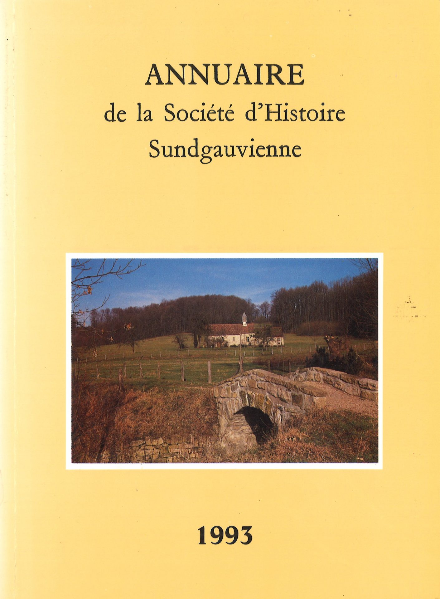 Annuaire de la Société d'Histoire Sundgauvienne - Jahrbuch des Sundgau-Vereins