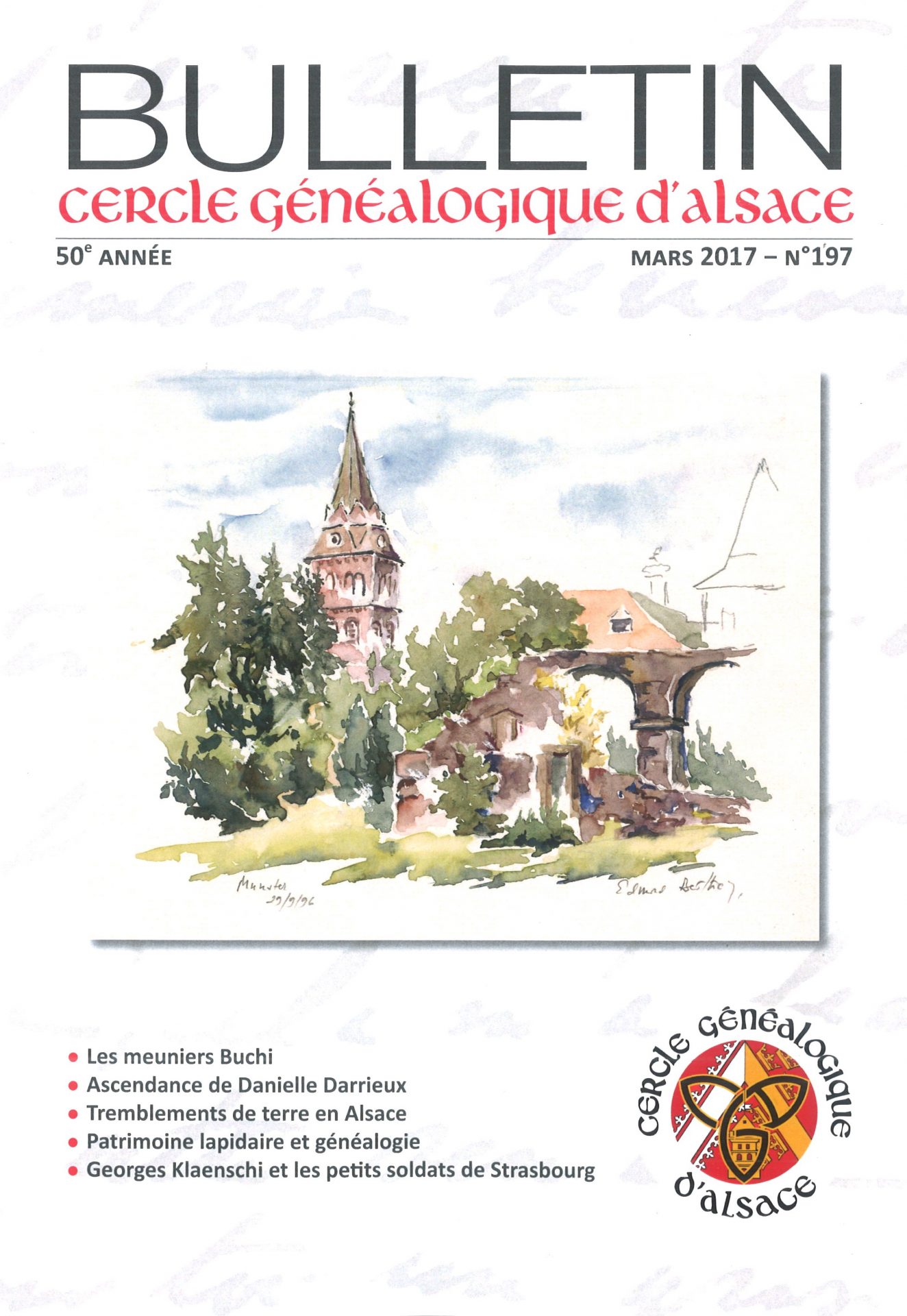 Bulletin du Cercle Généalogique d'Alsace