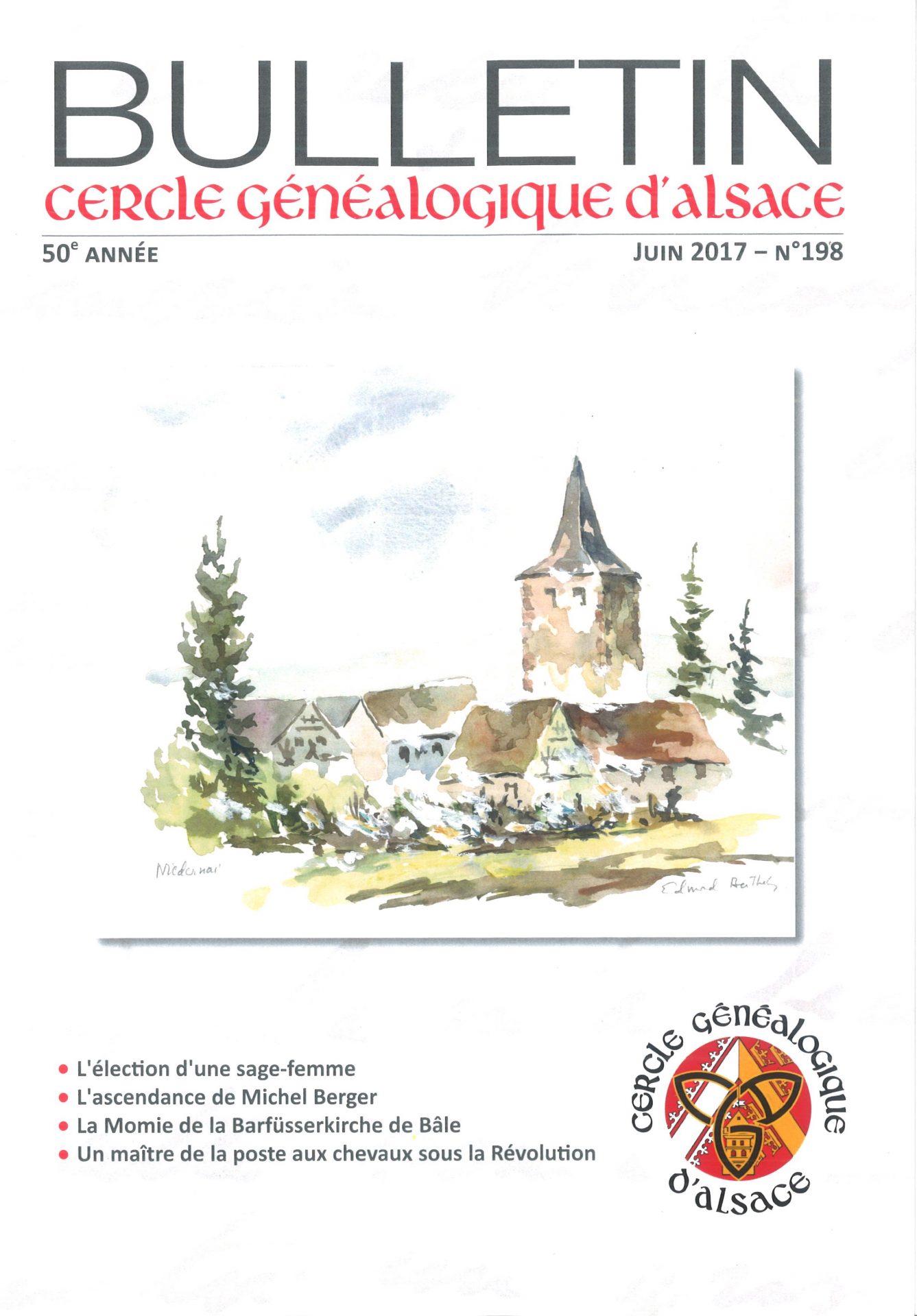 Bulletin du Cercle Généalogique d'Alsace