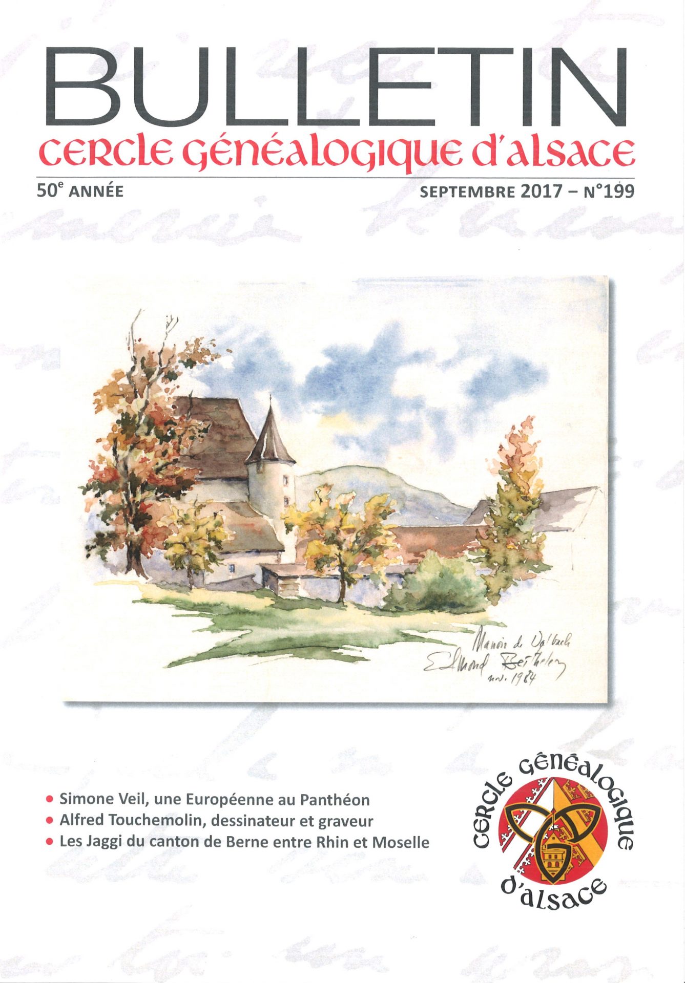Bulletin du Cercle Généalogique d'Alsace