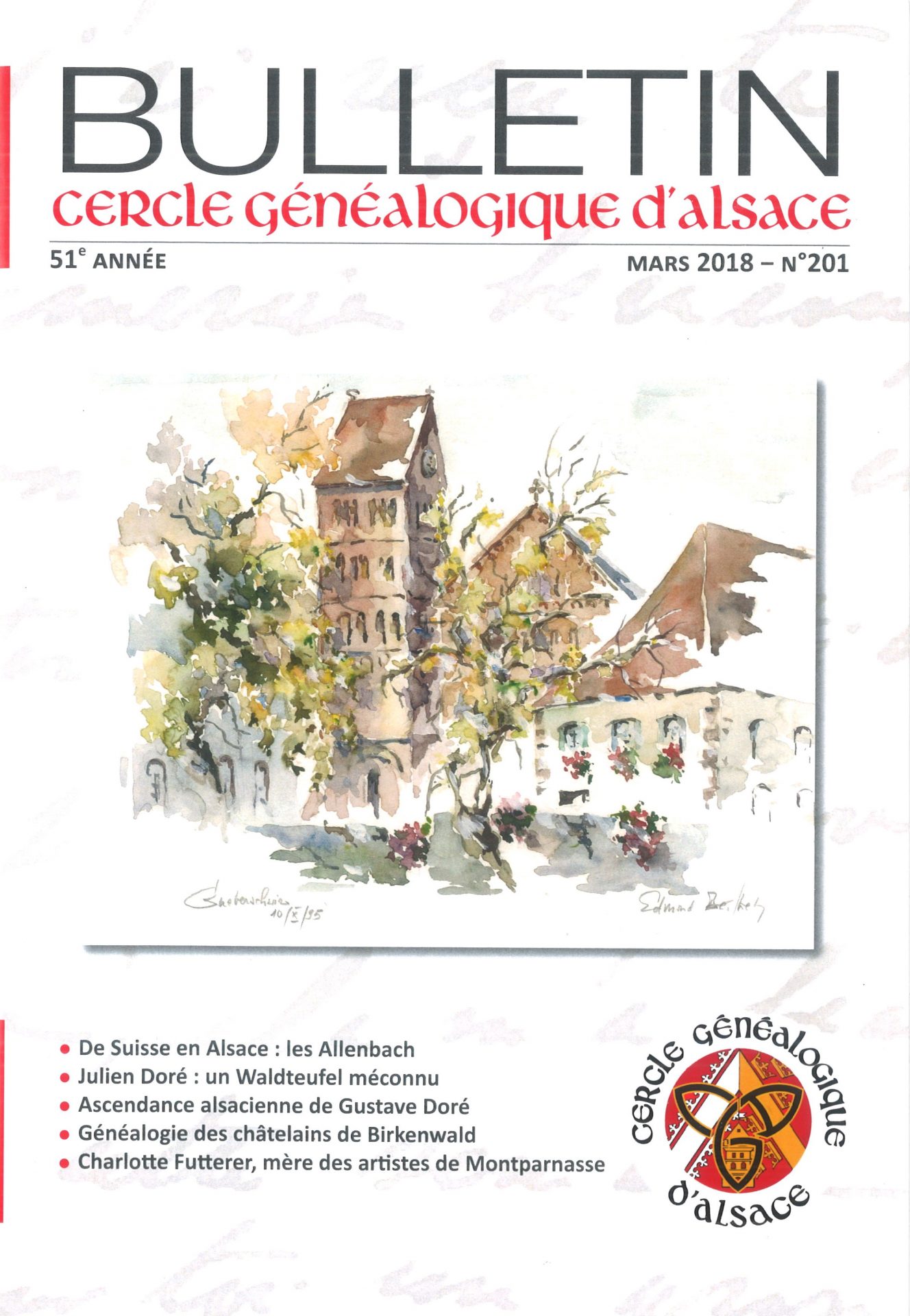 Bulletin du Cercle Généalogique d'Alsace