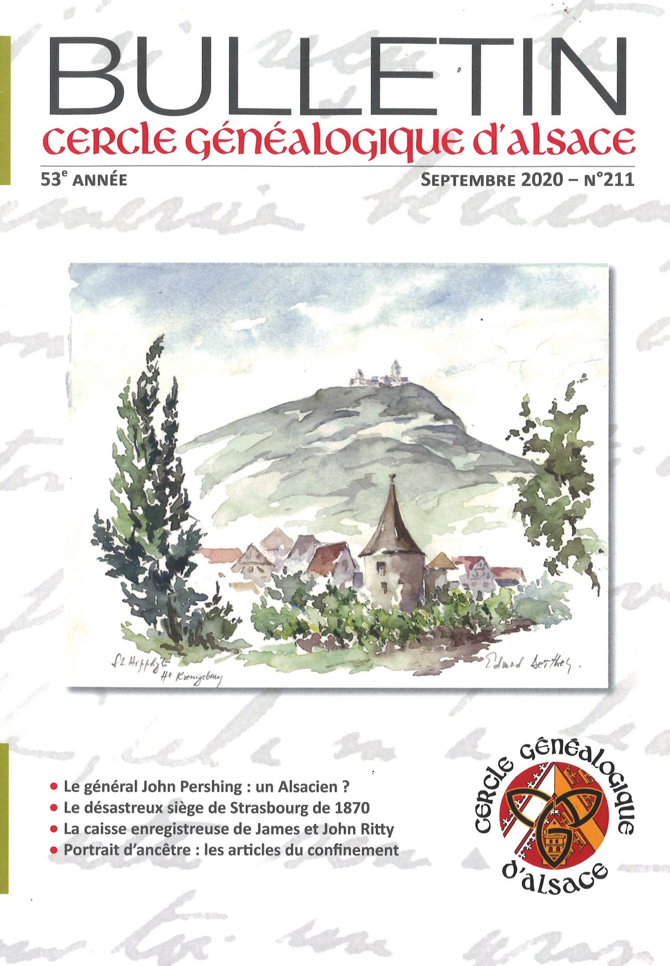 Bulletin du Cercle Généalogique d'Alsace