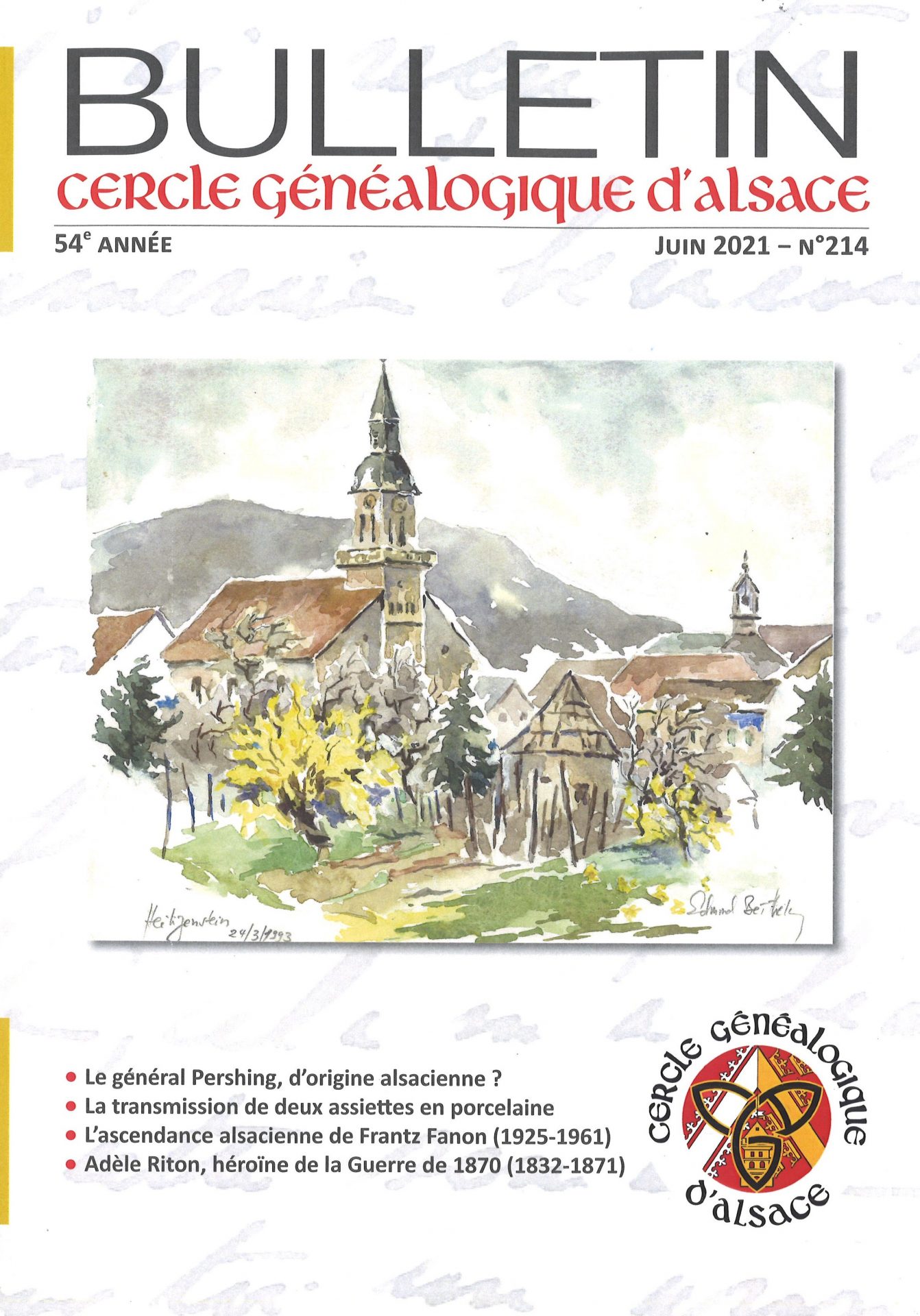 Bulletin du Cercle Généalogique d'Alsace