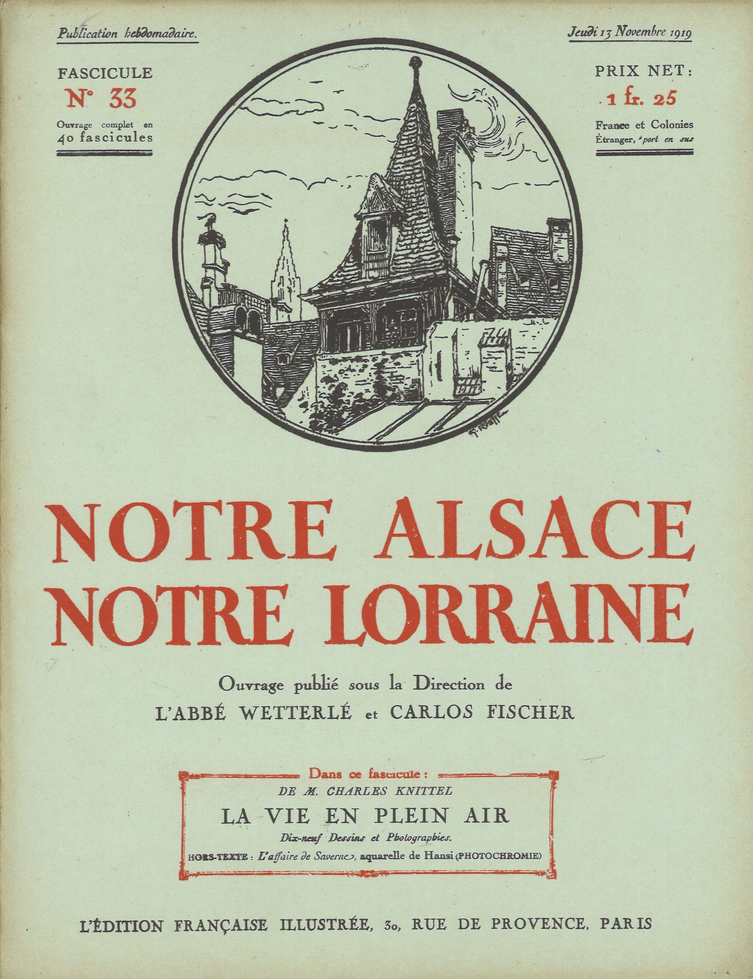 Notre Alsace notre Lorraine