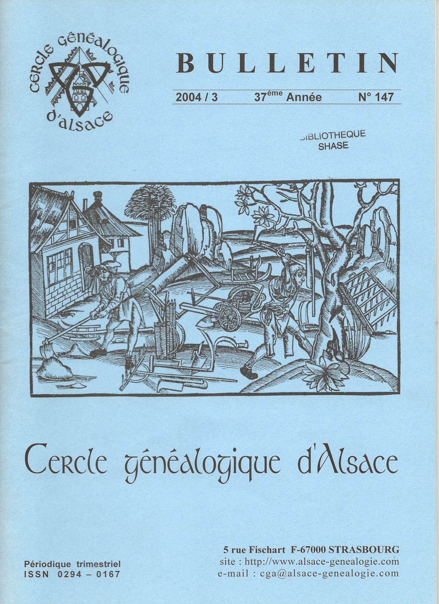 Bulletin du Cercle Généalogique d'Alsace