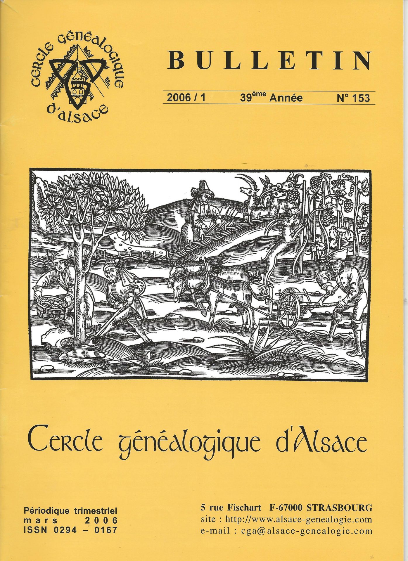 Bulletin du Cercle Généalogique d'Alsace