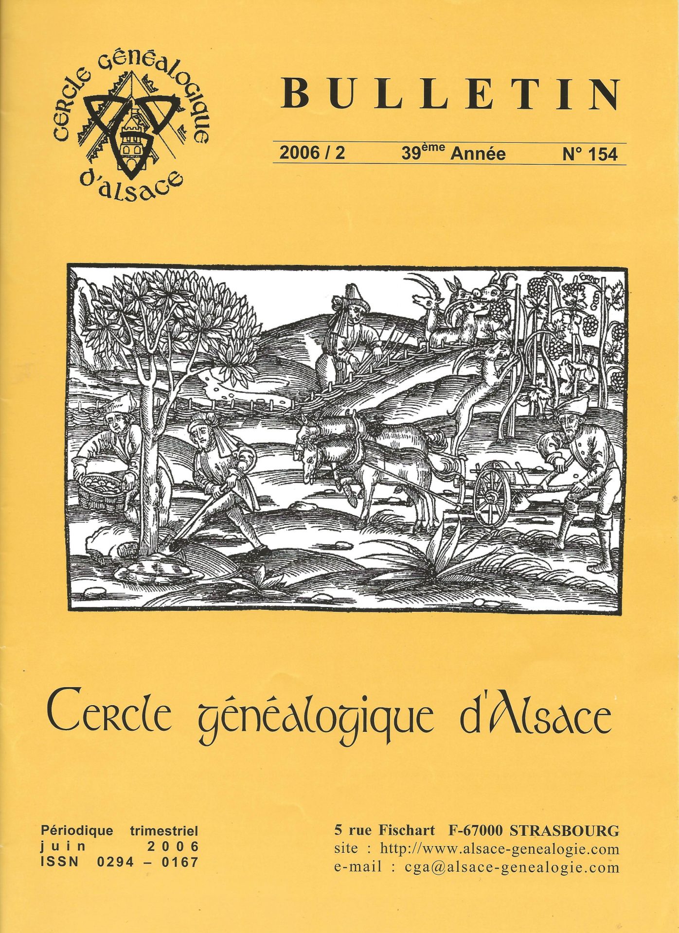 Bulletin du Cercle Généalogique d'Alsace