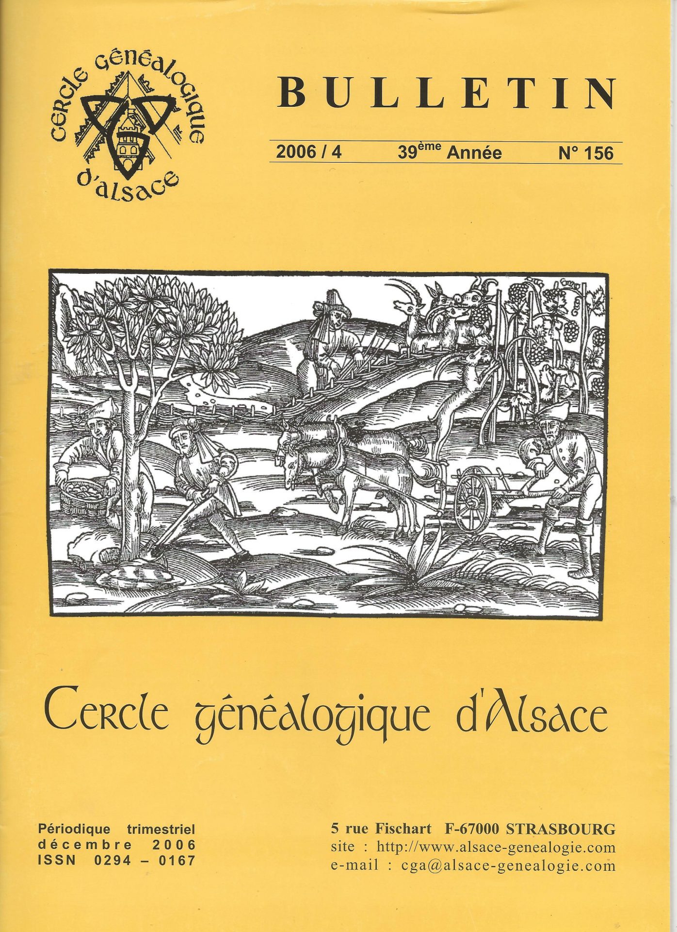 Bulletin du Cercle Généalogique d'Alsace