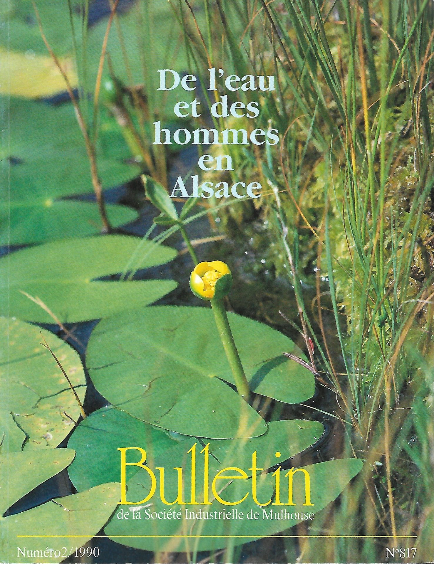 Bulletin de la Société Industrielle de Mulhouse : De l'eau et des hommes en Alsace