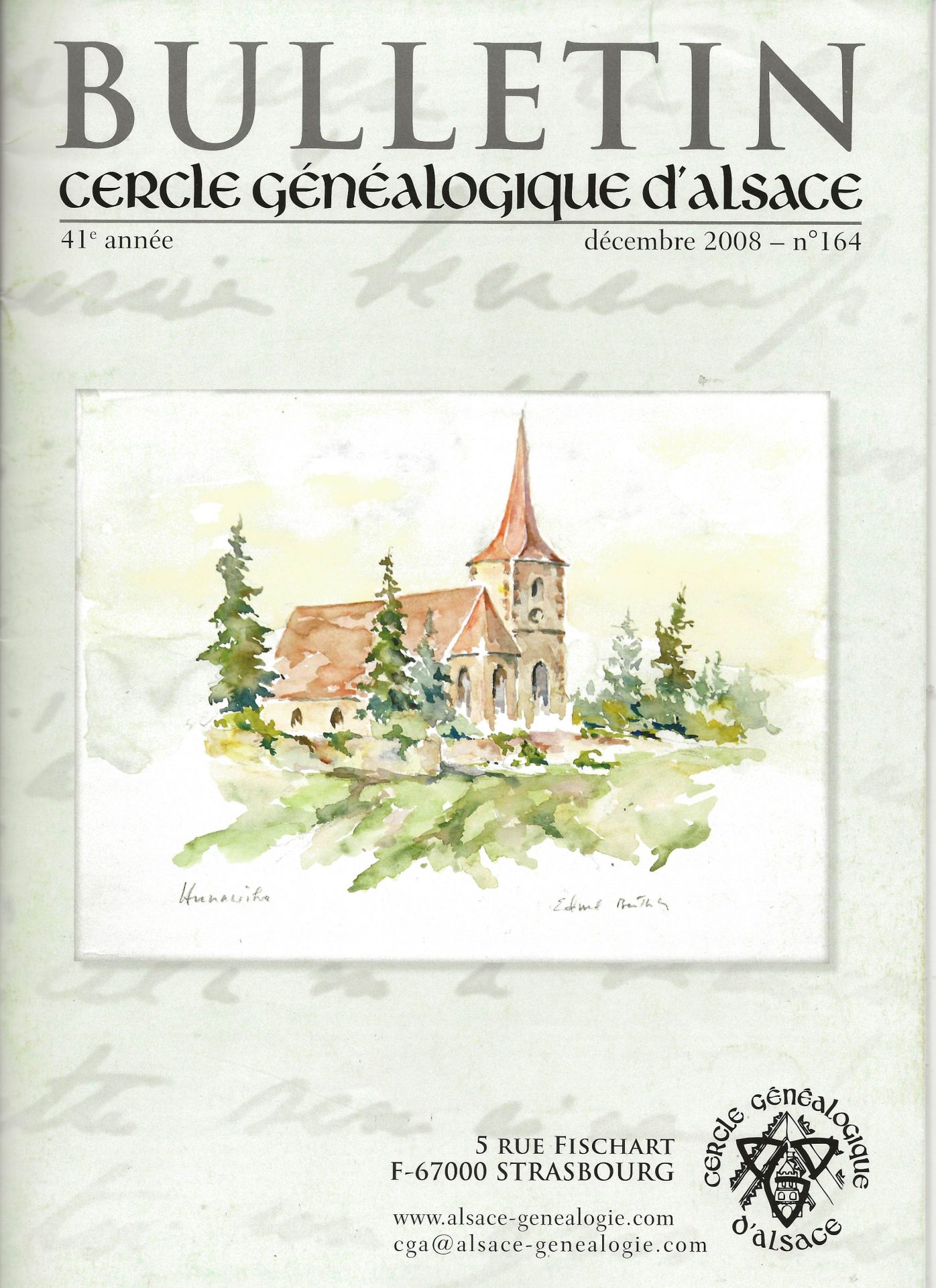 Bulletin du Cercle Généalogique d'Alsace