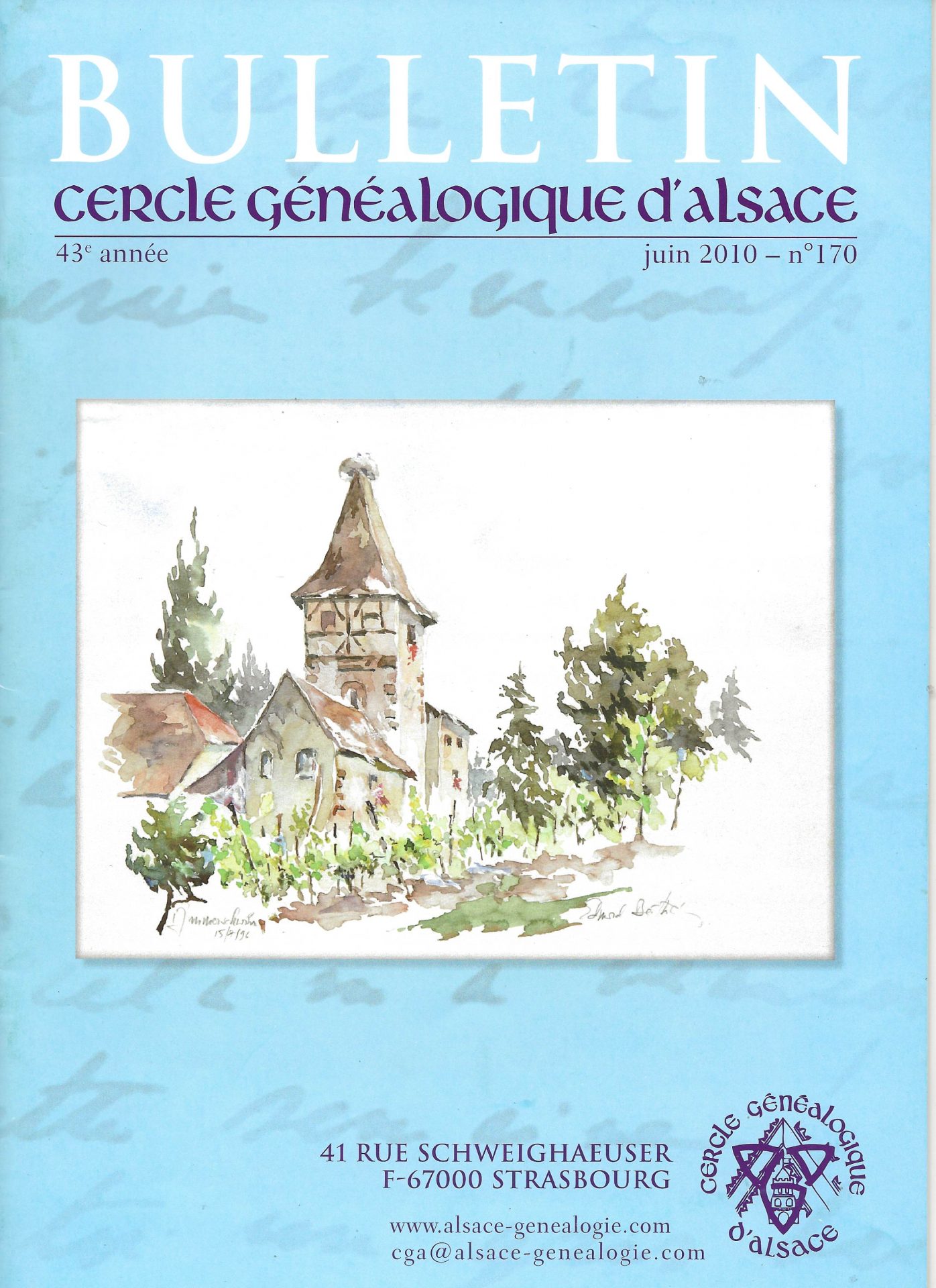 Bulletin du Cercle Généalogique d'Alsace