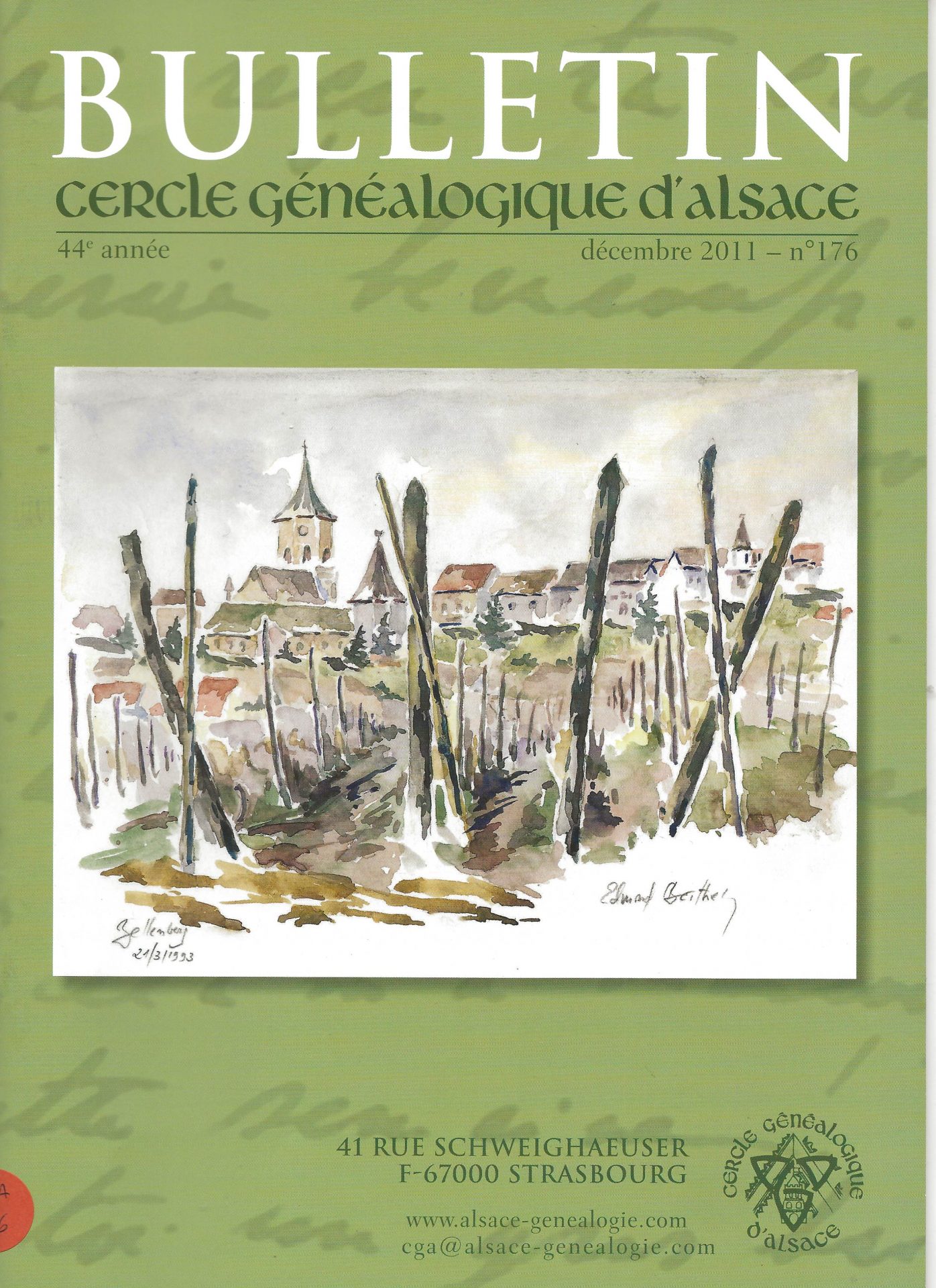 Bulletin du Cercle Généalogique d'Alsace