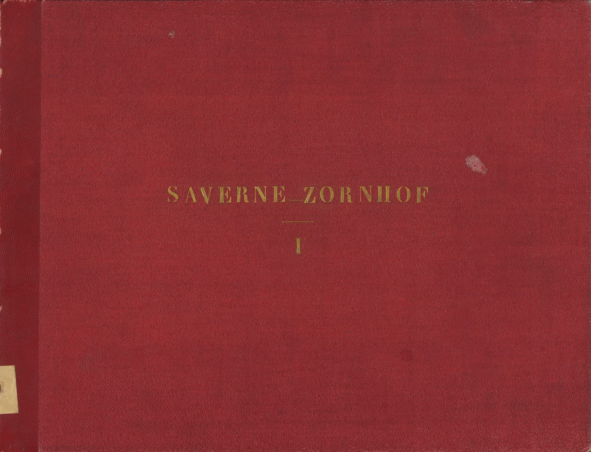 Photographies et dessins de la région de Saverne - volume 10 - Saverne-Zornhof I