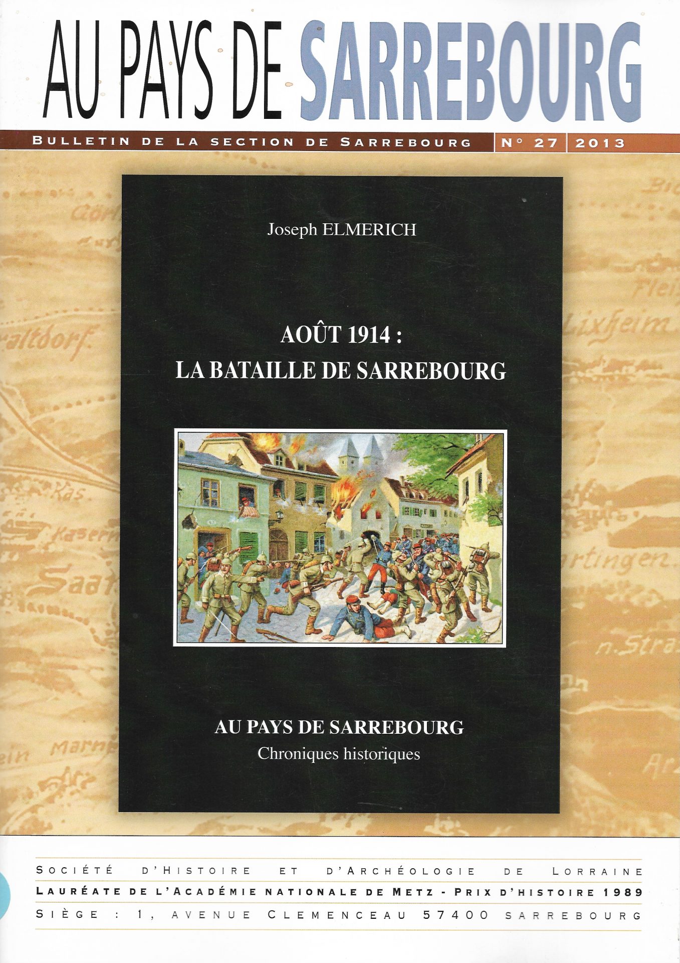 Au pays de Sarrebourg - Bulletin de la Section de Sarrebourg - 2013