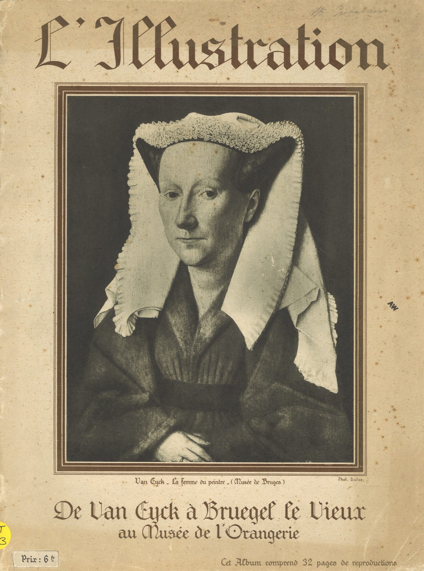 L'Illustration - De Van Eyck à Bruegel le Vieux au Musée de  l'Orangerie