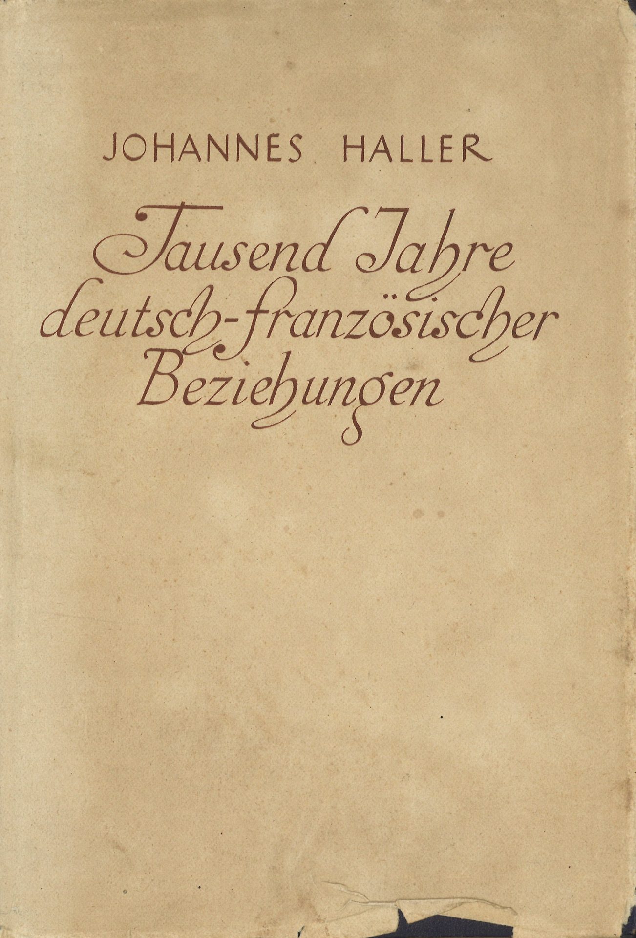 Tausend Jahre deutsch-französischer Beziehungen