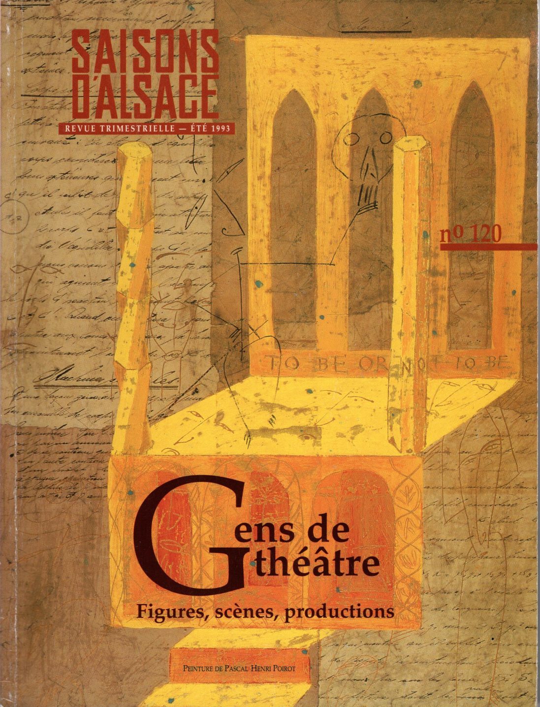 Saisons d'Alsace - Gens de théâtre. Figures, scènes, productions
