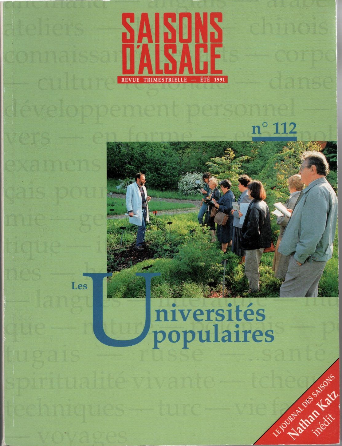 Saisons d'Alsace - Les Universités populaires