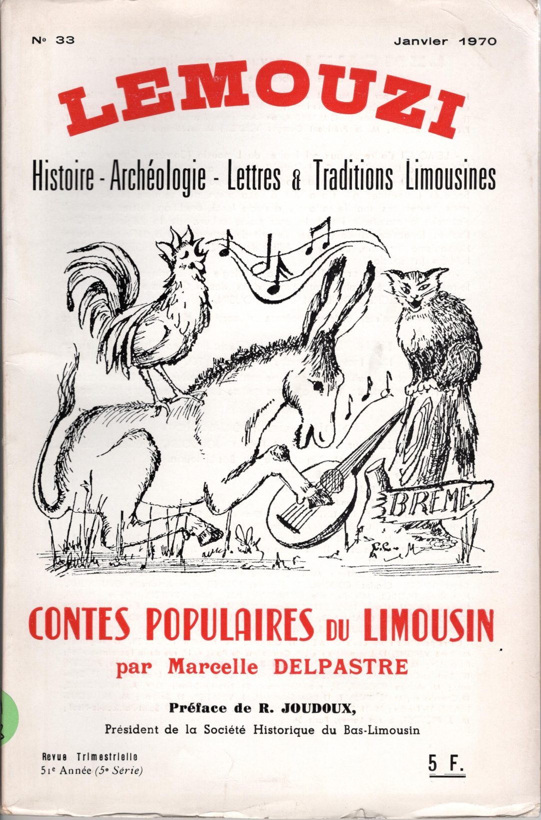 Lemouzi - Contes populaires du Limousin