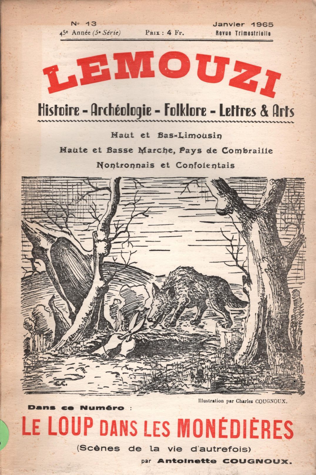 Lemouzi - Le loup dans les Monédières