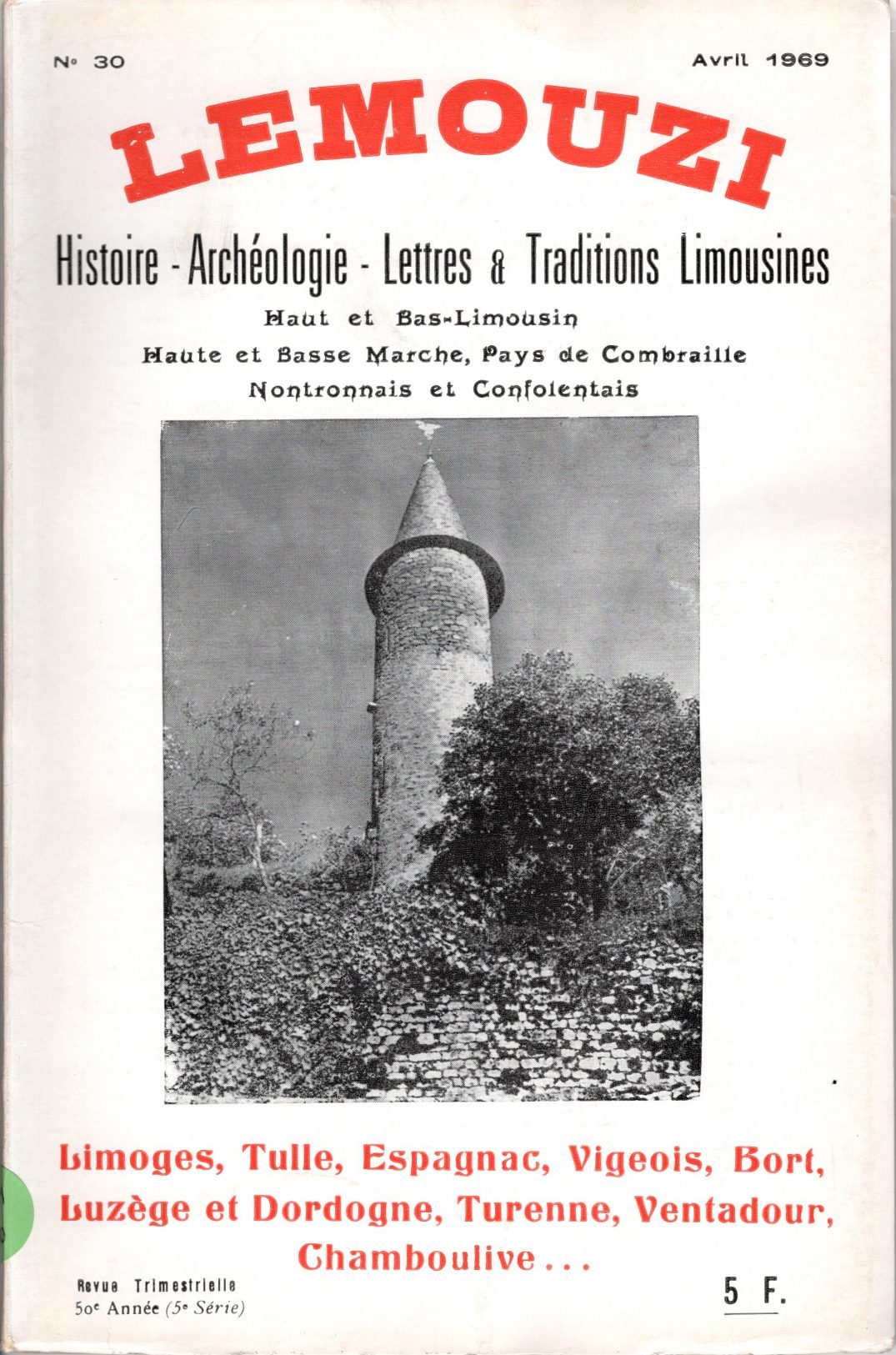 Lemouzi - Histoire - Archéologie - Lettres et Traditions limousines
