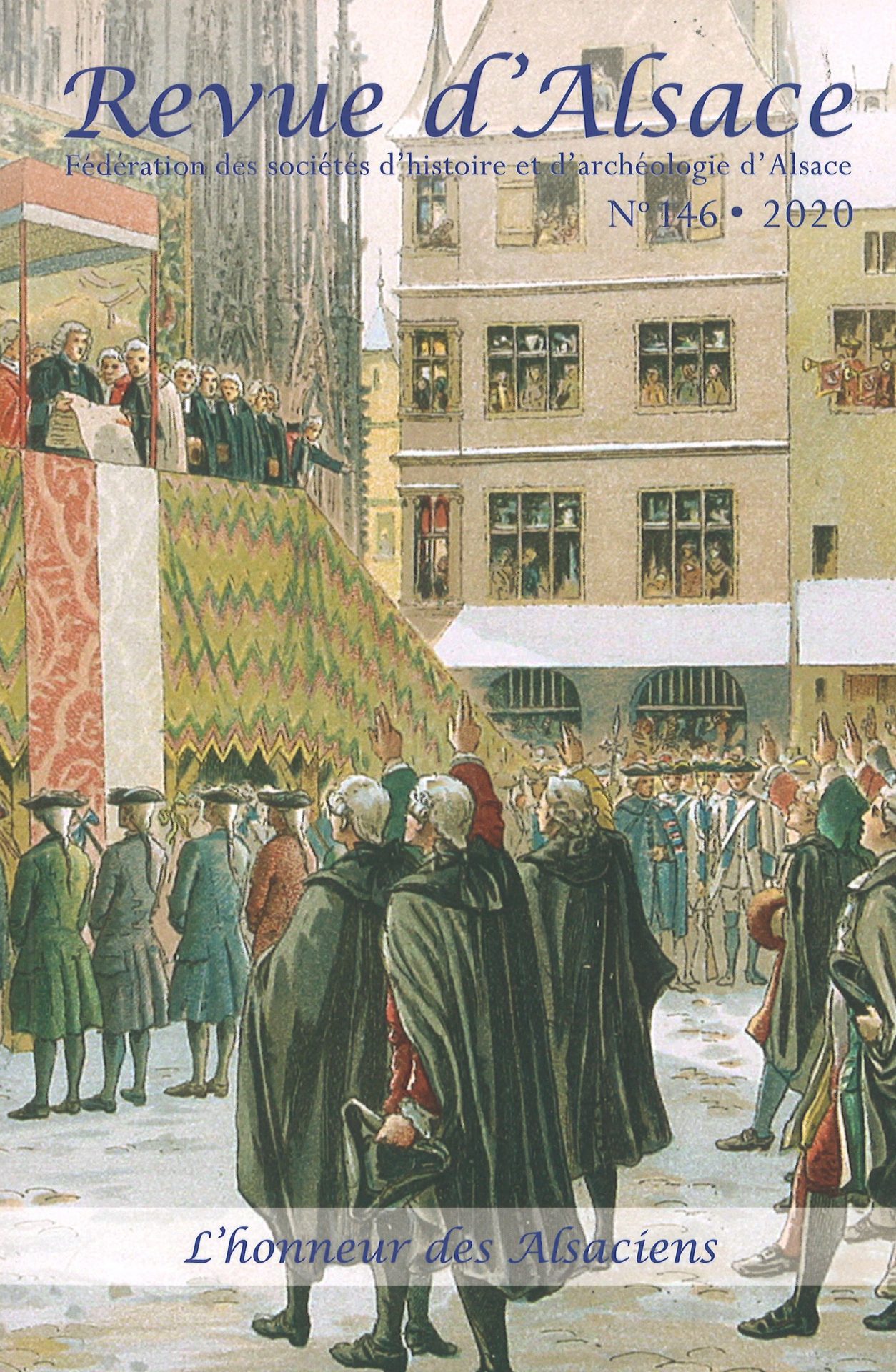 Revue d'Alsace L'honneur des Alsaciens