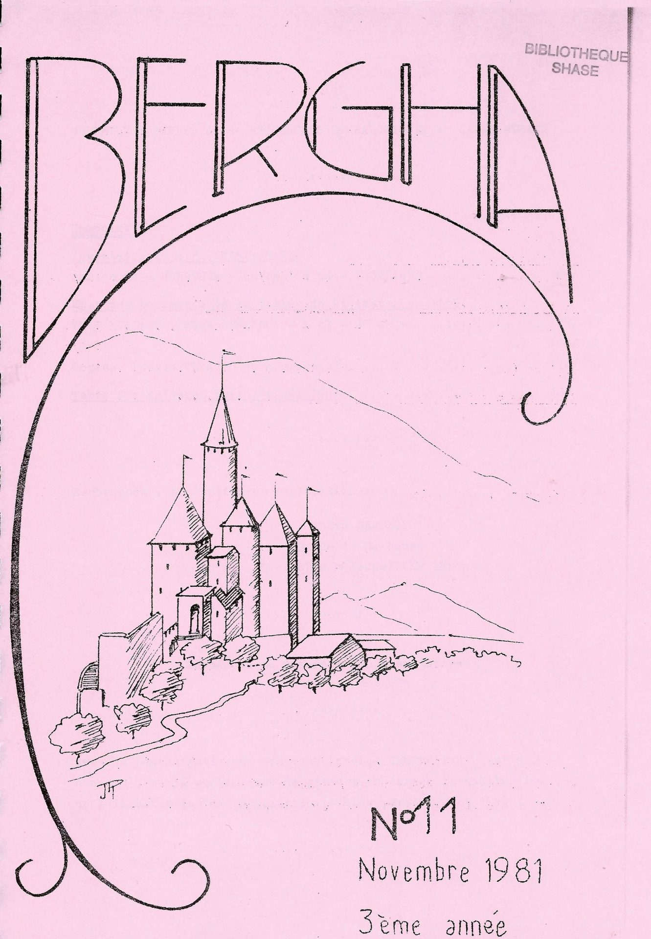 Bergha - Bulletin d'études et de recherches généalogiques en Haute-Alsace