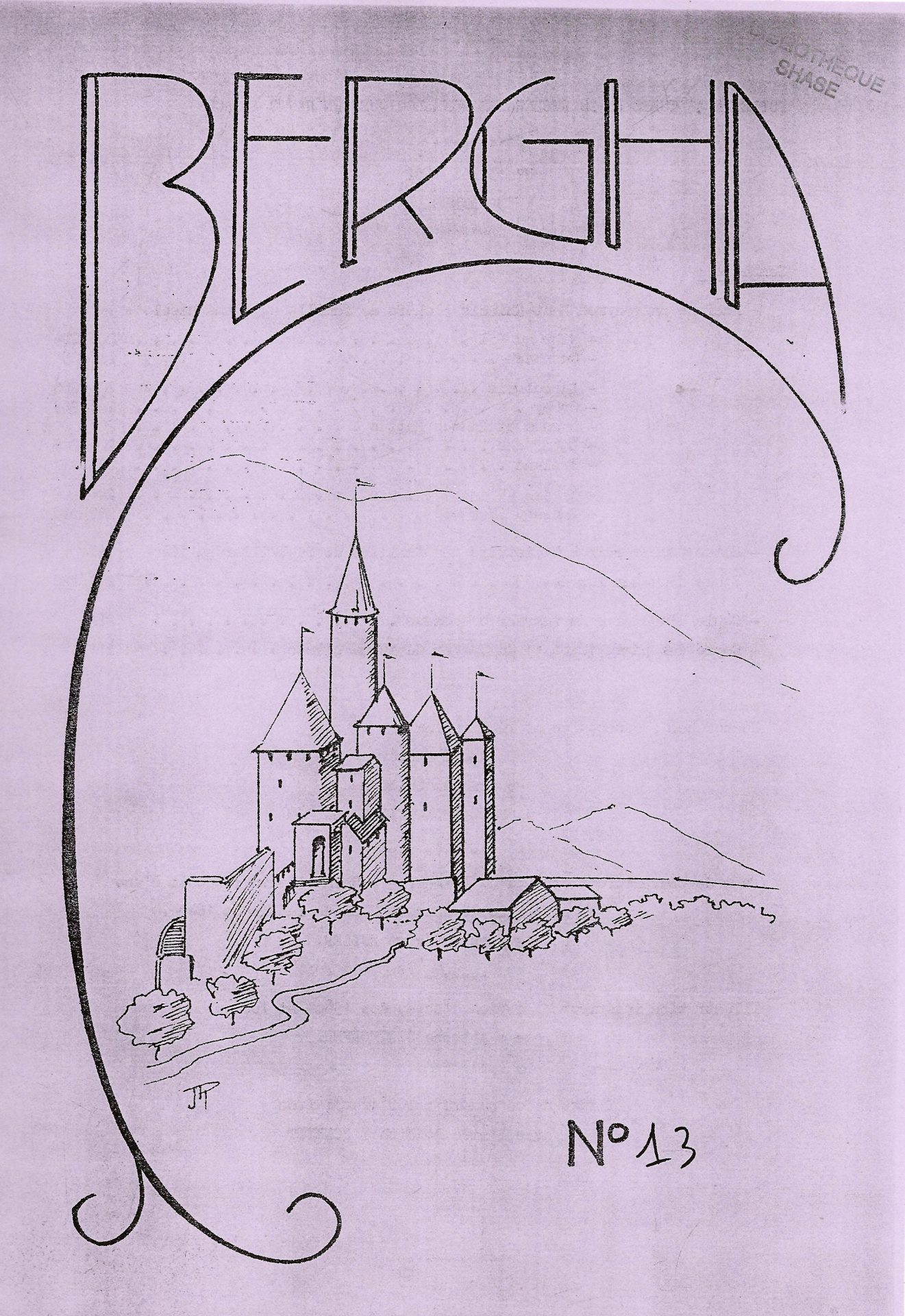 Bergha - Bulletin d'études et de recherches généalogiques en Haute-Alsace