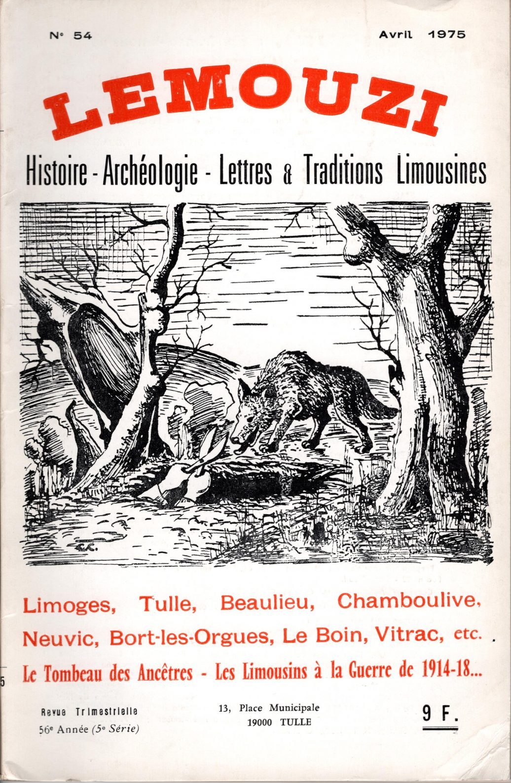 Lemouzi - Histoire -Archéologie - Lettres et Traditions limousines