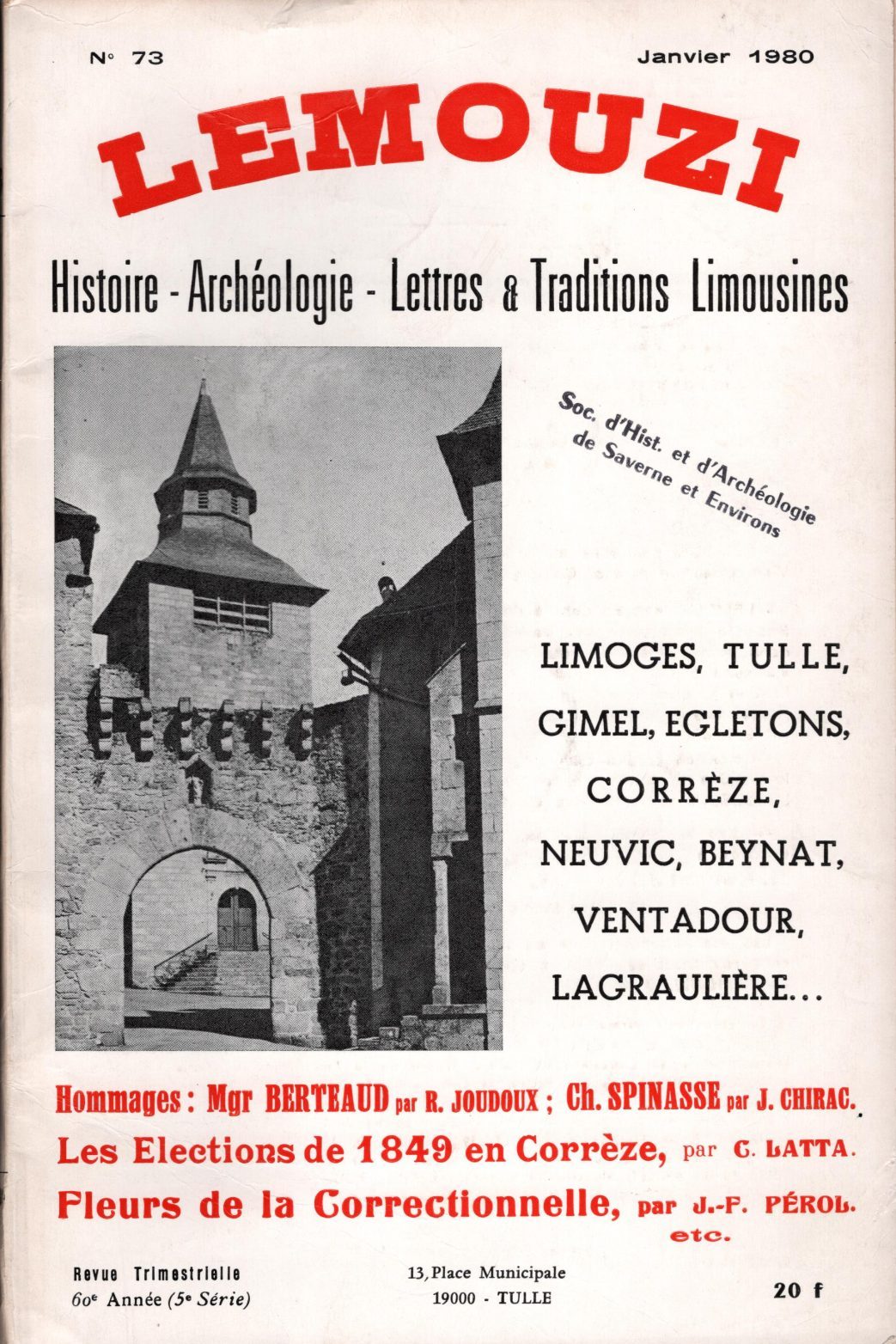 Lemouzi - Les élections de 1849 en Corrèze - Fleurs de la Correctionnelle