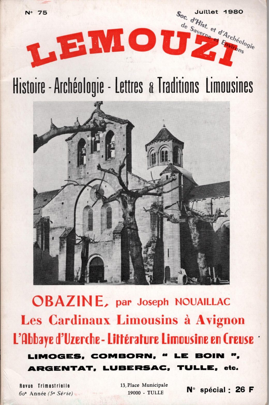Lemouzi - Obazine - Les cardinaux limousins à Avignon