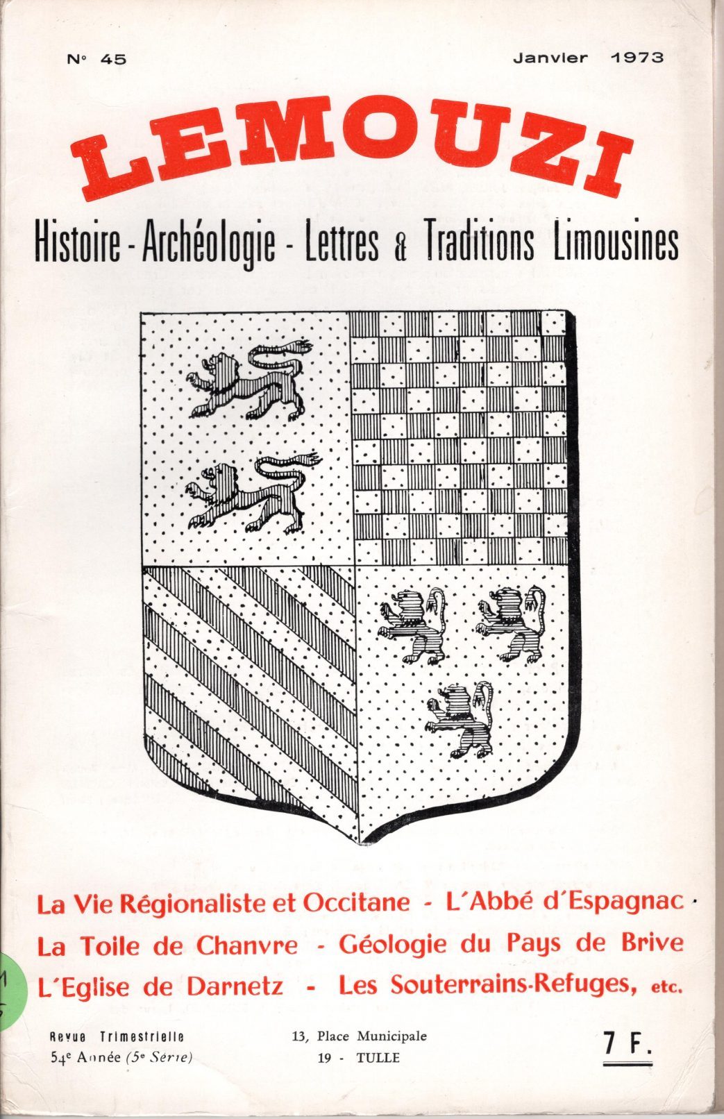 Lemouzi - La vie régionaliste et occitane - L'abbé d'Espagnac - La toile de chanvre