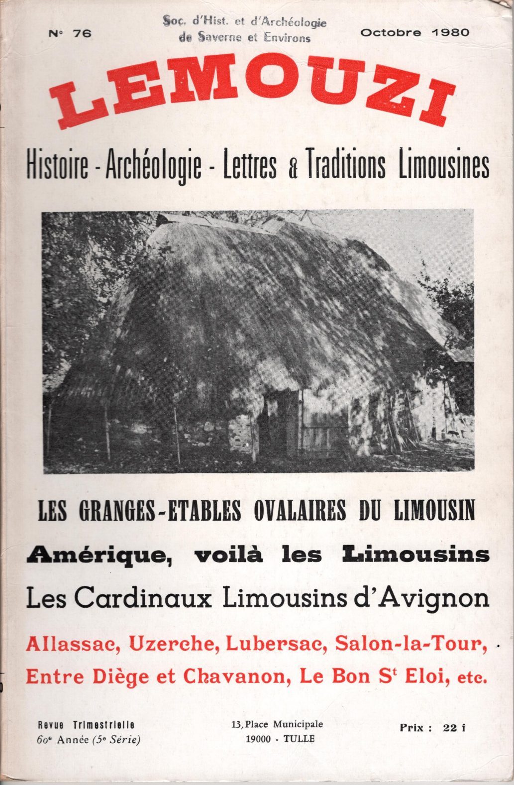 Lemouzi - Les granges-étables ovalaires du Limousin