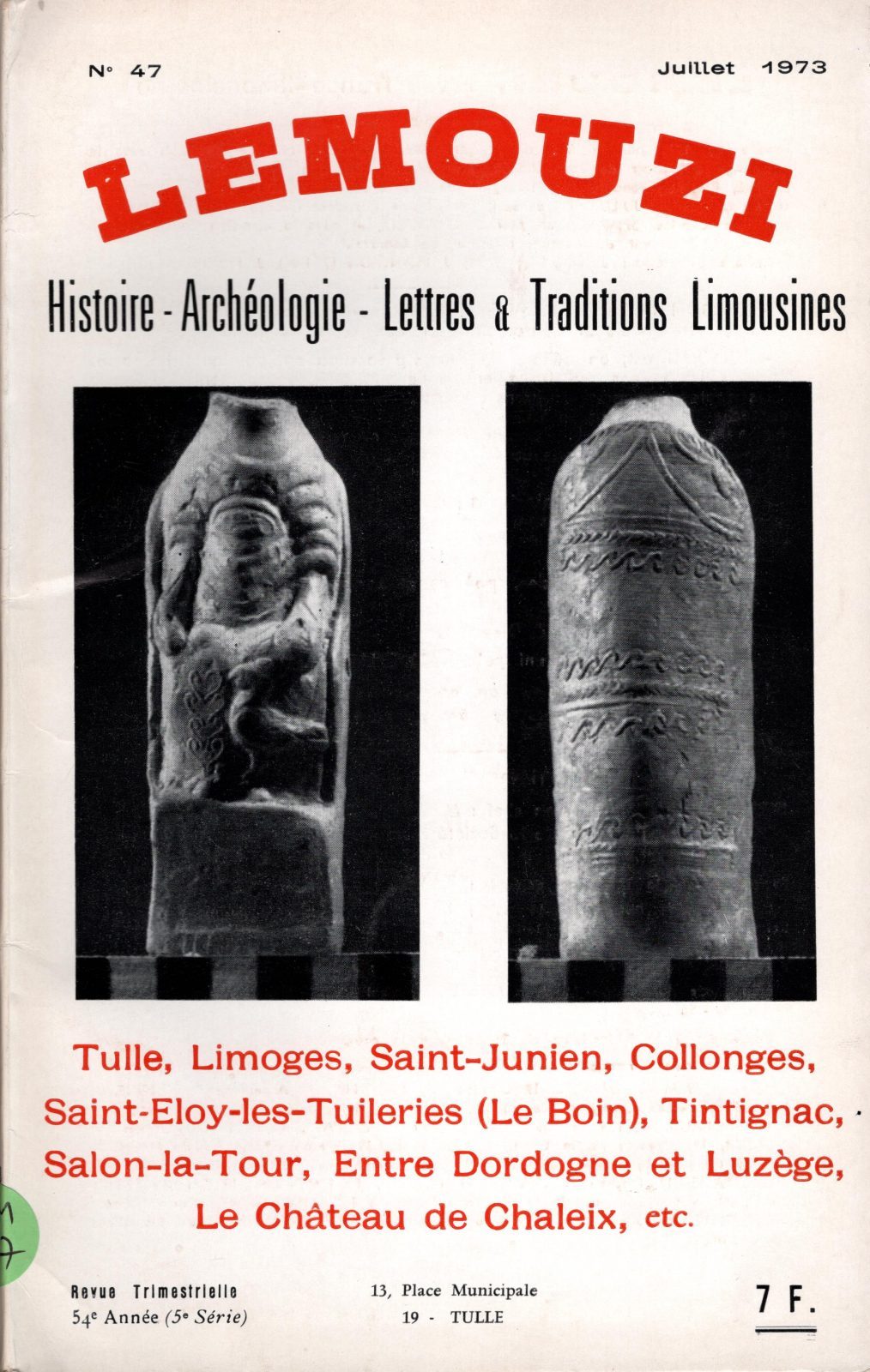 Lemouzi - Histoire -Archéologie - Lettres et Traditions limousines