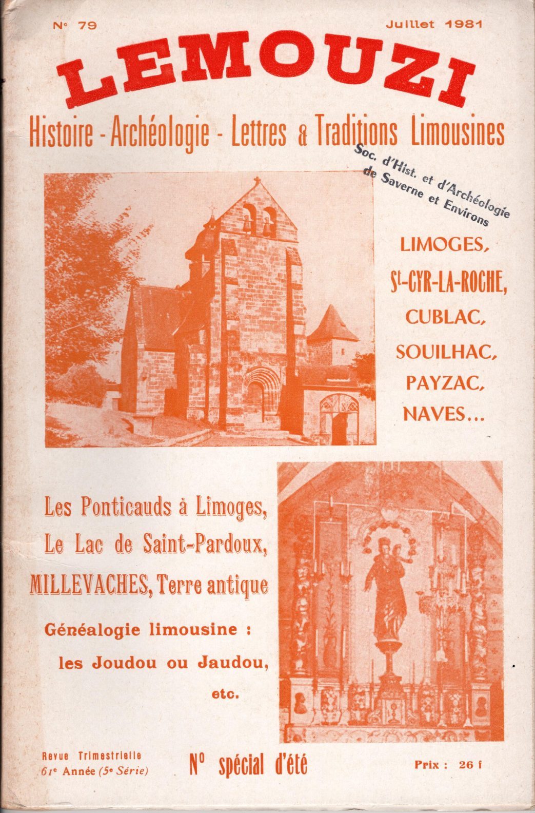 Lemouzi - Saint-Cyr-La-Roche - Millevaches, terre antique