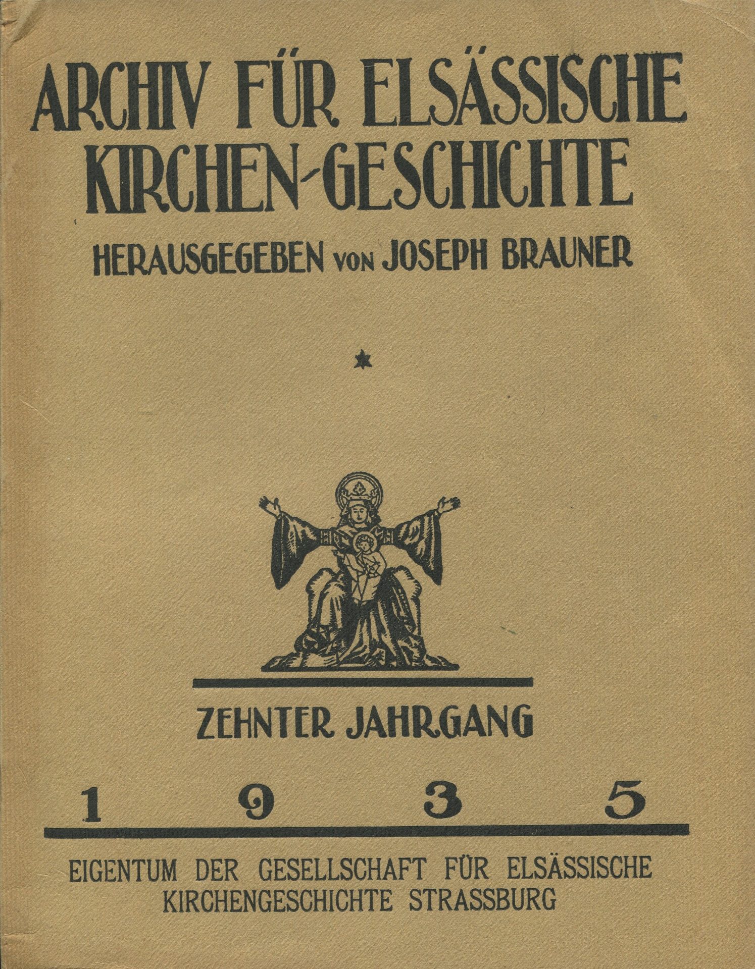 Archiv für elsässische Kirchen-Geschichte