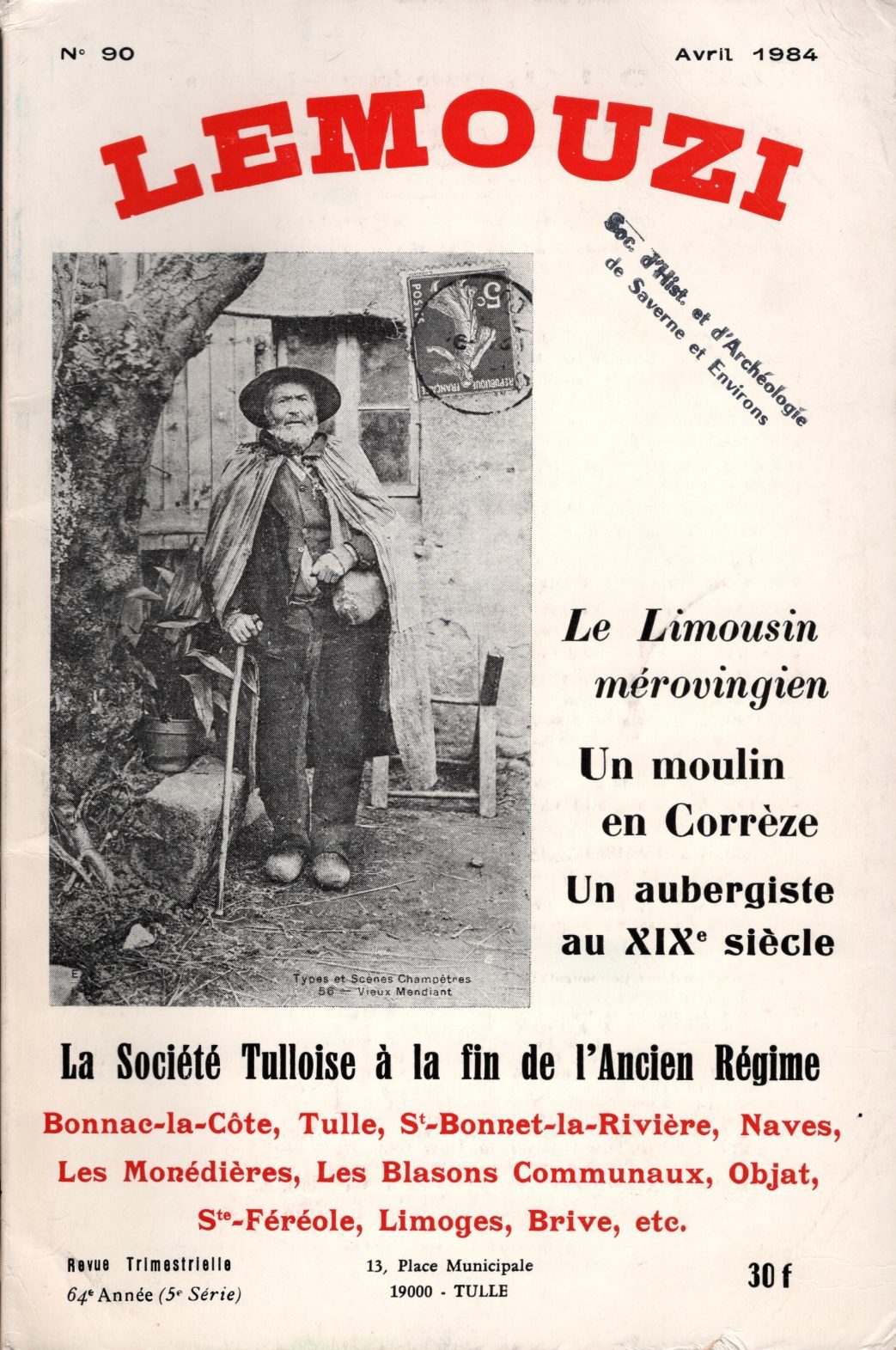 Lemouzi - La société tulloise à la fin de l'Ancien Régime