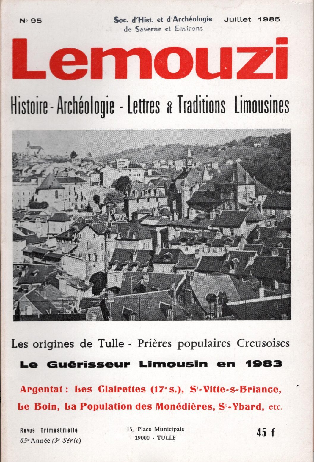 Lemouzi - Le guérisseur limousin en 1983