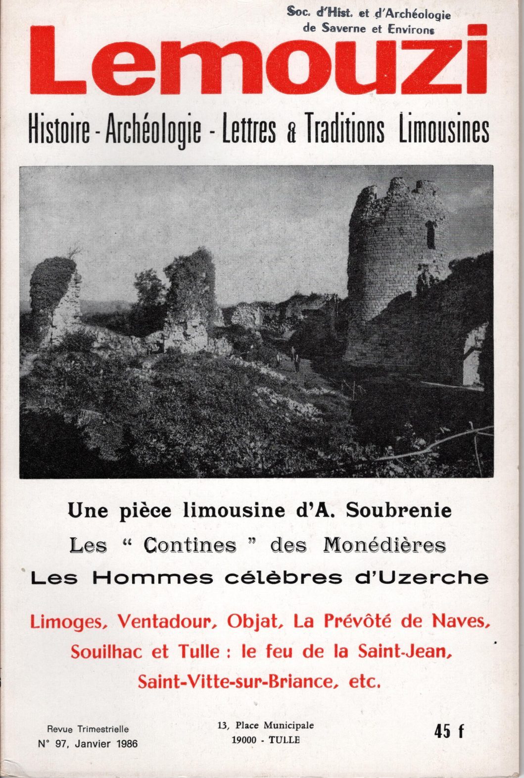 Lemouzi - Les hommes célèbres d'Uzerche