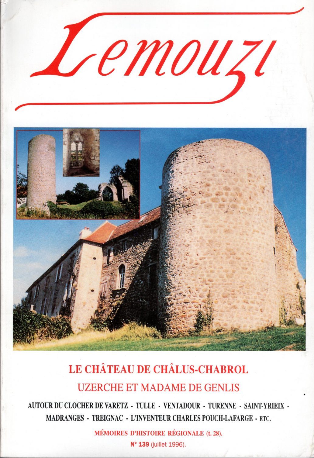 Lemouzi - Le château de Châlus-Chabrol - Uzerche et Madame de Genlis